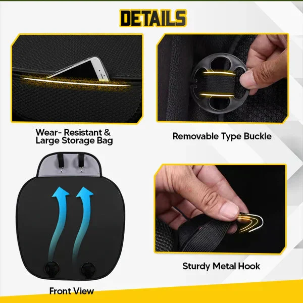 🚗Breathable and non-slip cotton car seat covers