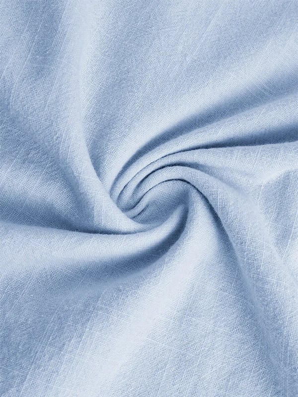 Men's linen casual long-sleeved shirt