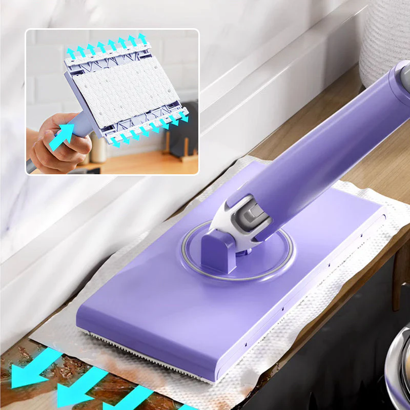 💥HOT SALE💥Automatic wet wipes, cleaning mop【multi-purpose for bedroom, bathroom and kitchen】💞does not dirty hands, very convenient💞