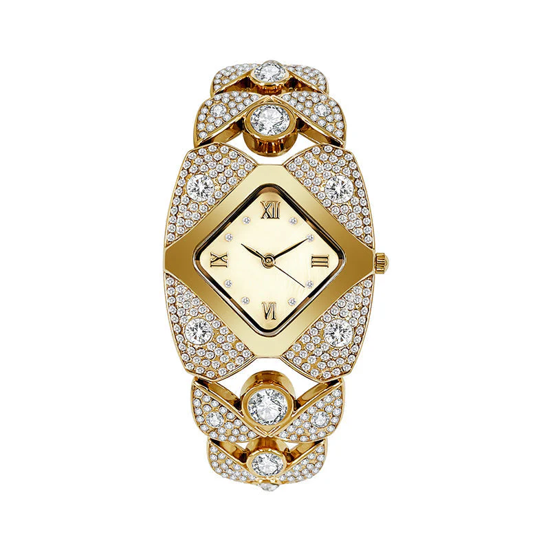 ⏳ Limited time 50% off! 💥Women's Retro Quartz Watch with Sparkling Rhinestones