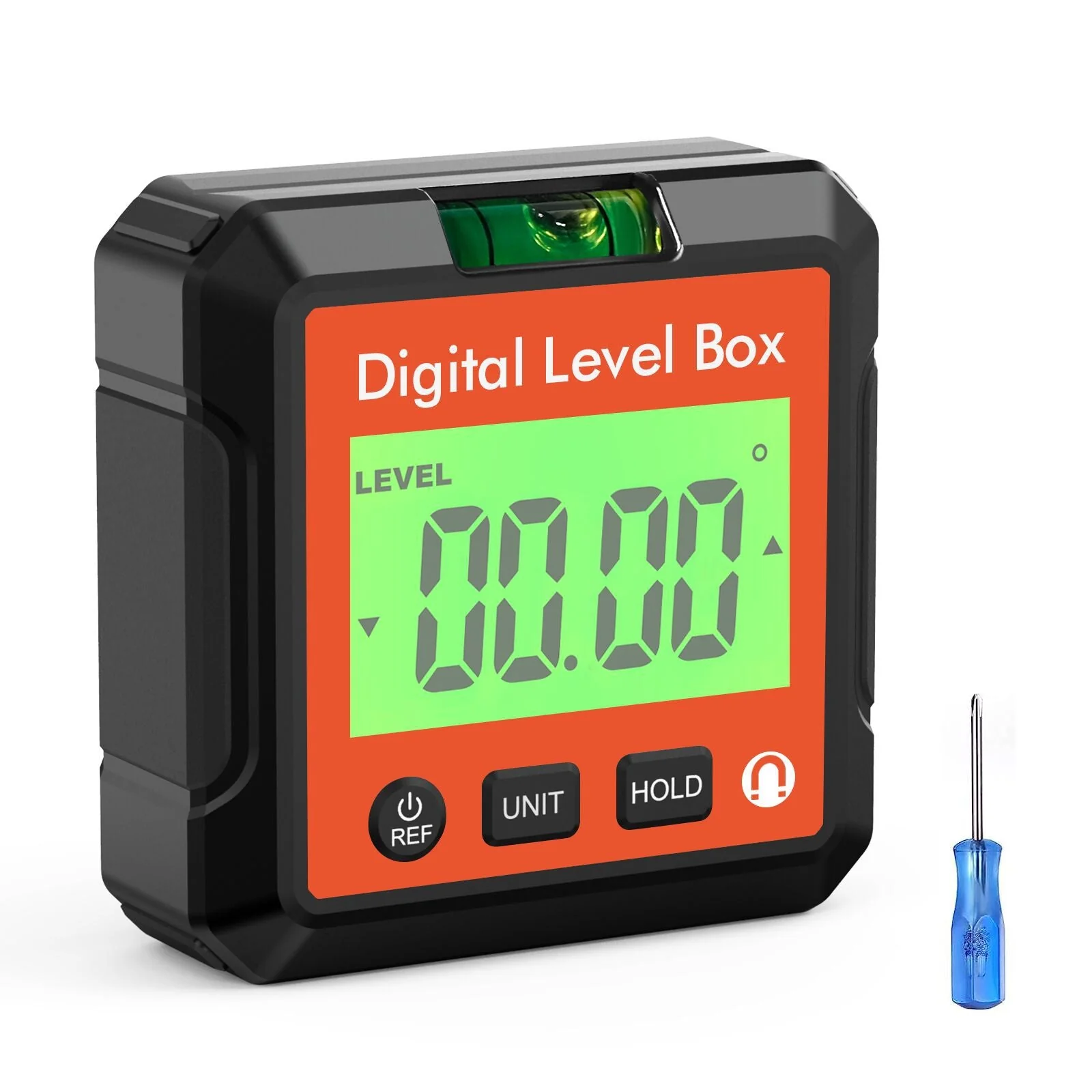 Portable Digital Protractor & Level Tool