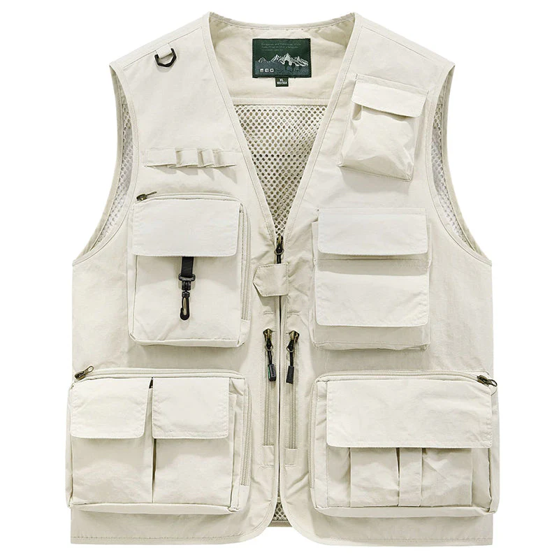 🔥Today 50% off🔥Men's Multi-Pocket Breathable Hiking Vest