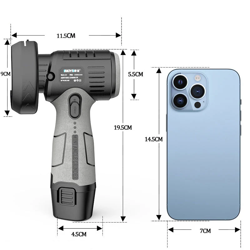 ⏳Time-limited Special🧰12V Mini Angle Grinder with Cutting Disc🚀Free shipping
