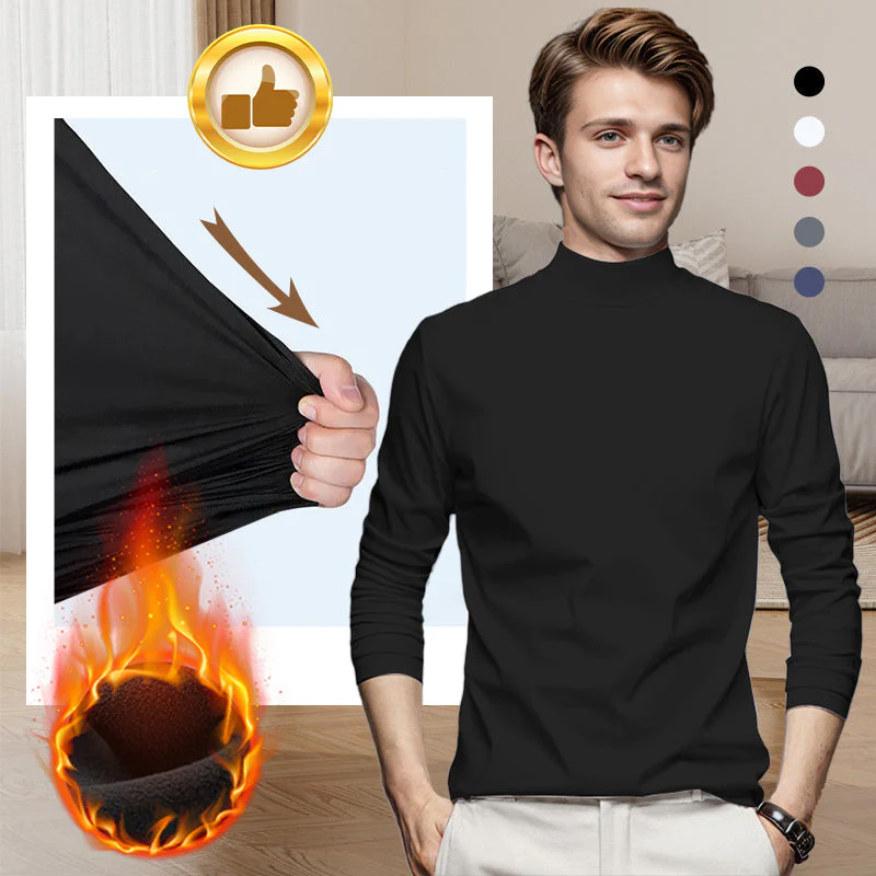 🔥Last Day Sale 49%🔥Men's Mercerized Cotton Stretch Warm And Comfortable Base Layer shirt