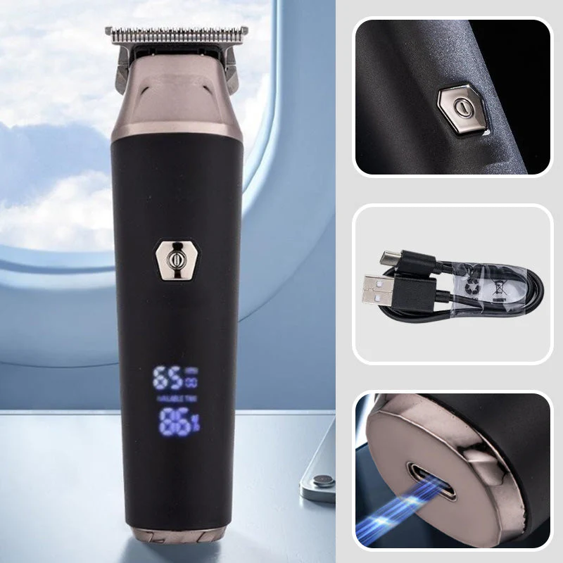 🔥Hot Sale🔥Household Digital Display Professional Electric Hair Clipper Set✂️
