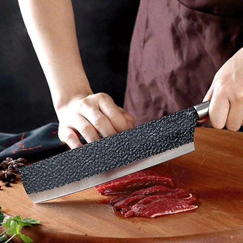 New Year Specials 49% OFF🎁🥰Professional Stainless Steel Kitchen Knife Set(chef's knife, meat knife, utility knife,fruit knife,kitchen scissors, peeler.)