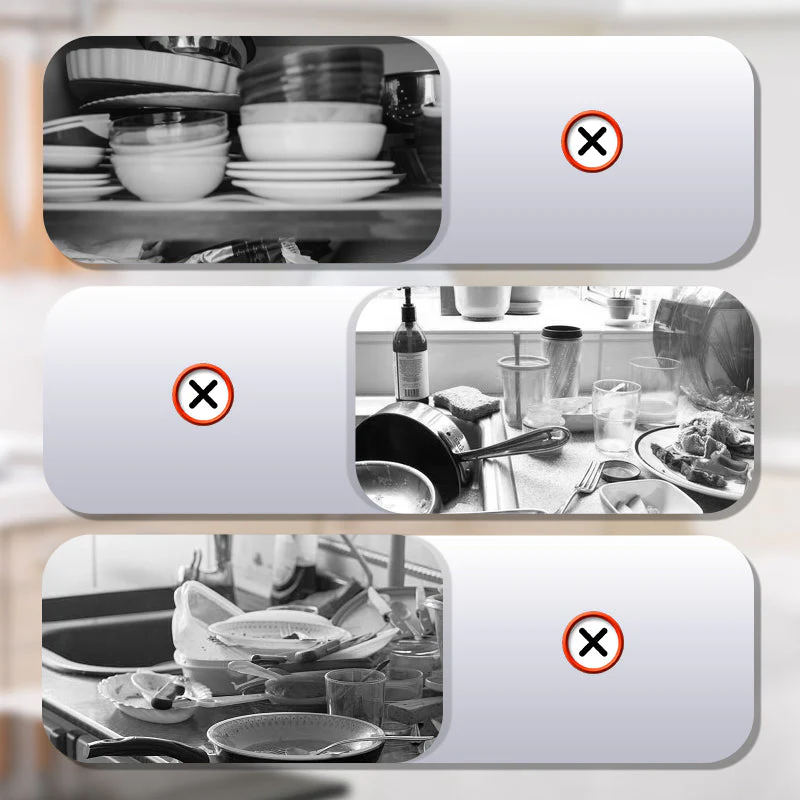 Modernes Geschirr-Abtropfgestell für die Küche