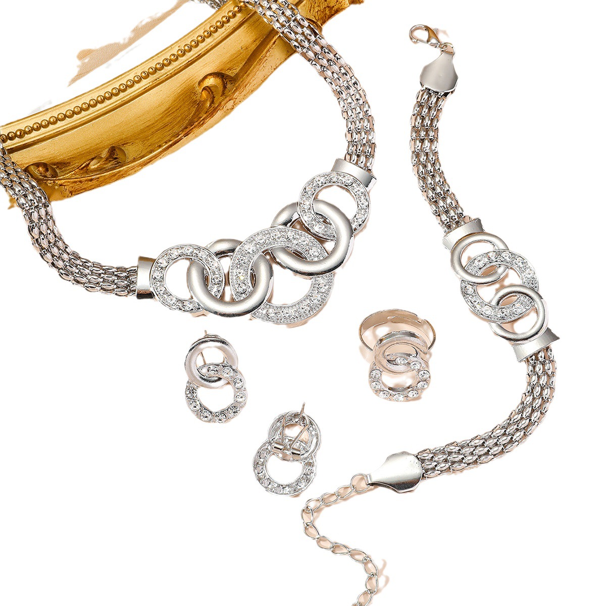 🔥HOT SALE 50% OFF🔥✨ 5-Piece Fashion Jewelry Set – Sparkling Elegance