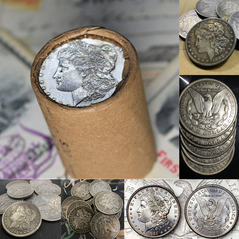 Last 5 sets!!!【Complete Set】1878-1902 Morgan Silver Dollar 25PC