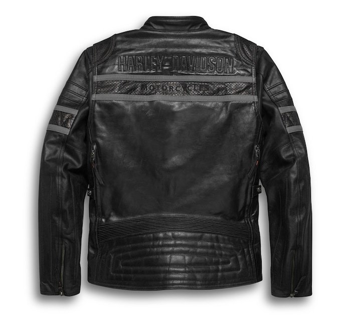 Men's Harley-Davidson Triple Vent System™ Wick Twister Leather Jacket