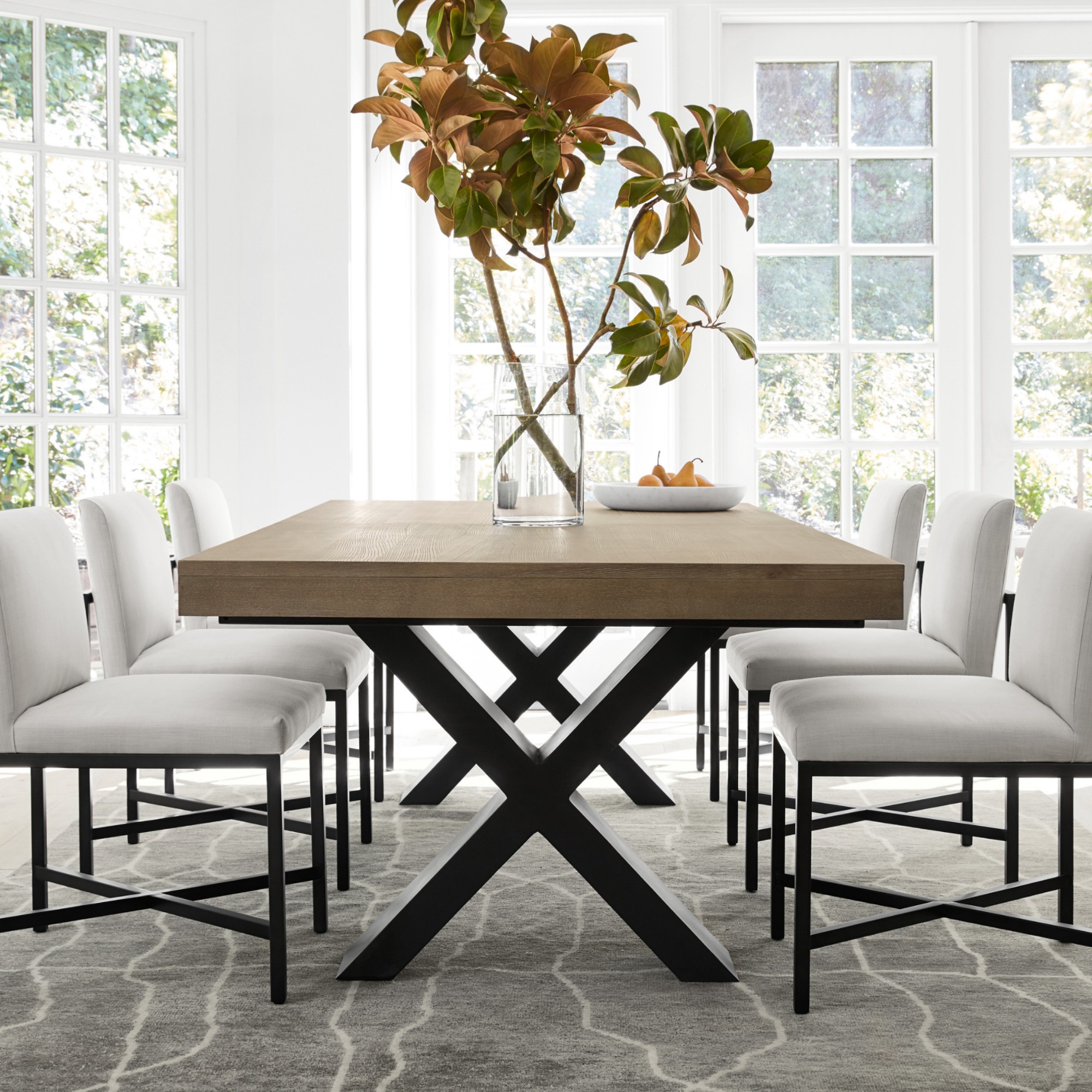 Navarro Extendable Rectangular Dining Table (98