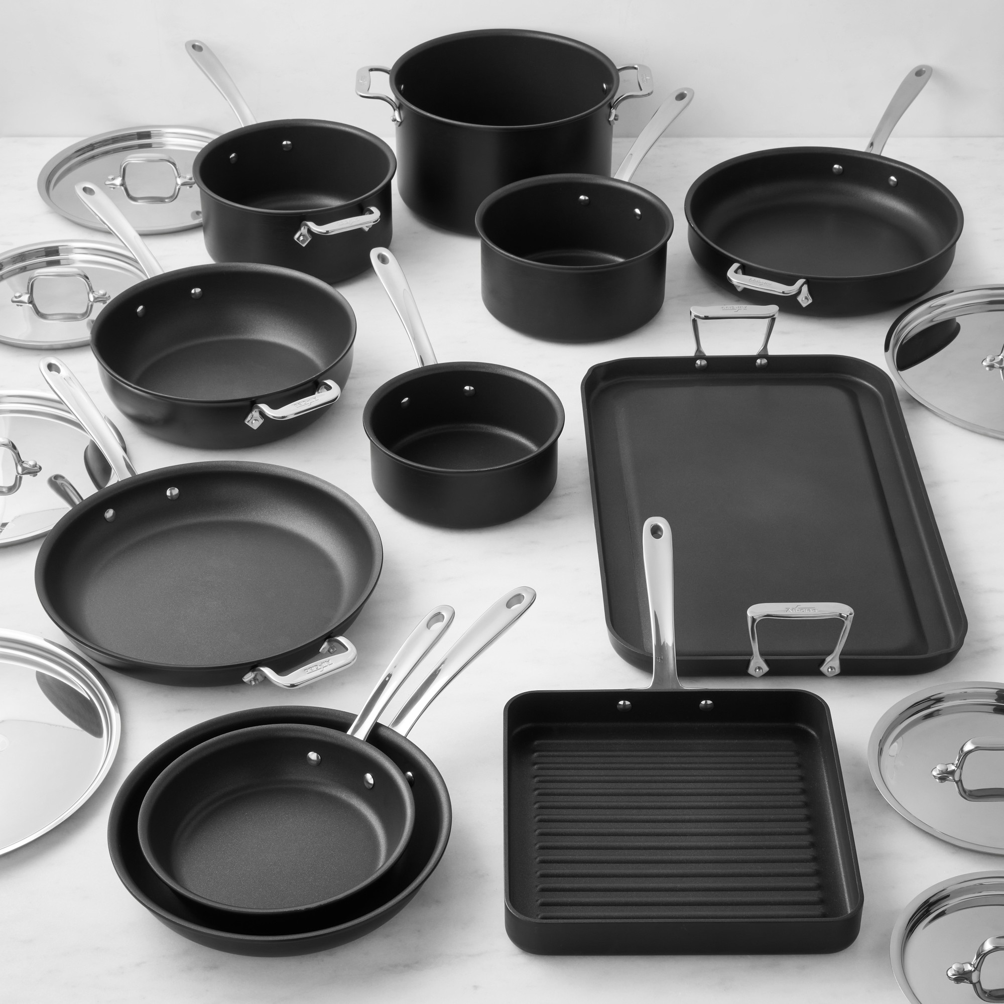 All-Clad NS™ Pro Nonstick 18-Piece Cookware Set