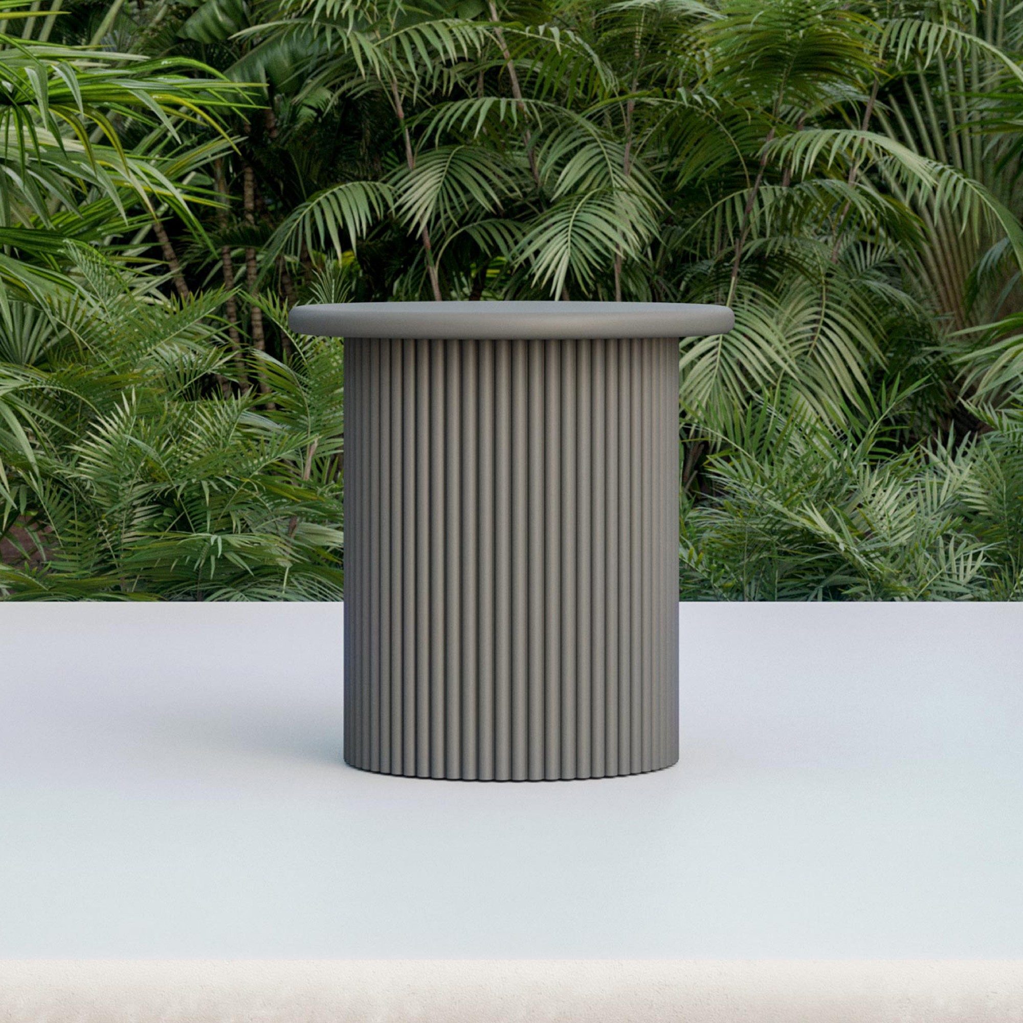 Petra Outdoor Round Side Table (20