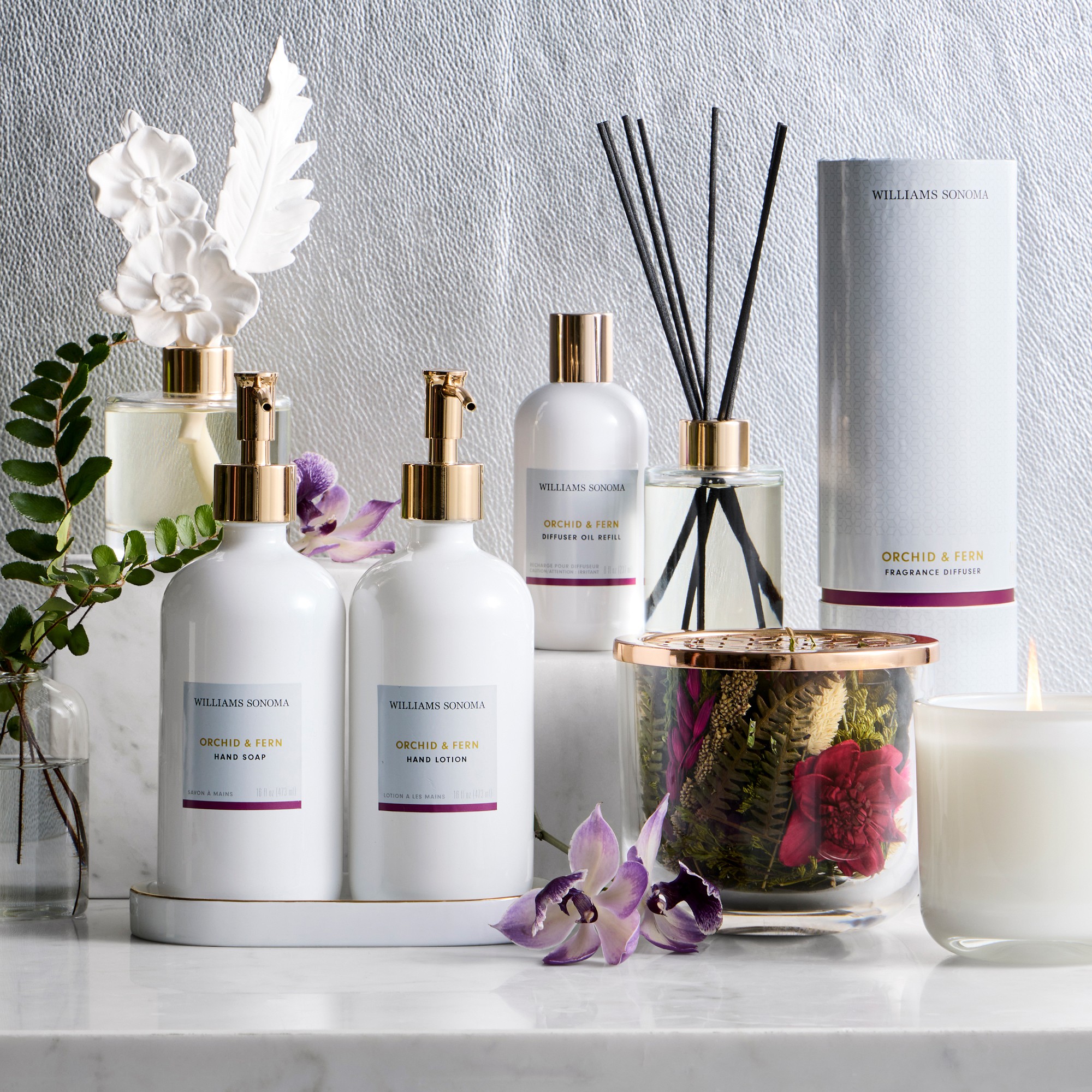 Home Fragrance Porcelain Diffuser Orchid & Fern