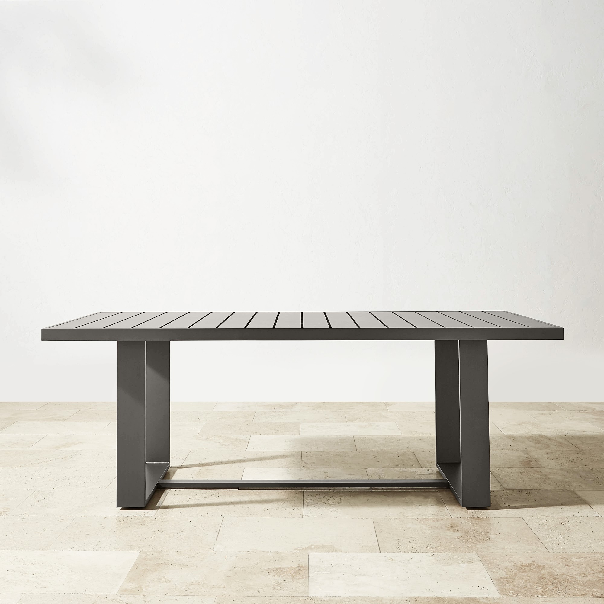 Santa Barbara Outdoor Metal Rectangular Dining Table (84
