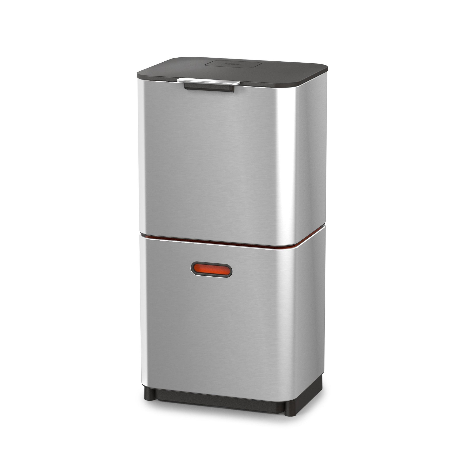 Joseph Joseph Totem Max 60L Stainless-steel Waste & Recycling Bin