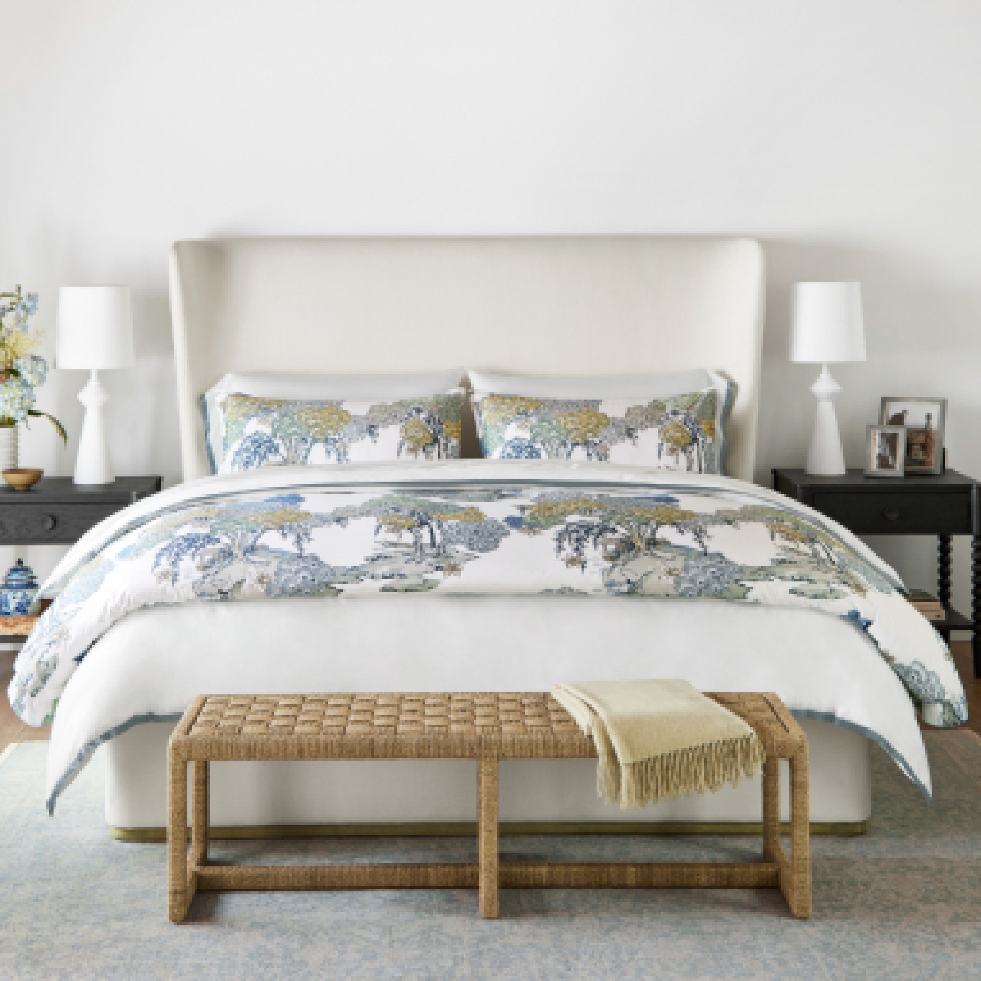 Scalamandré Sea Of Trees Duvet Cover & Shams
