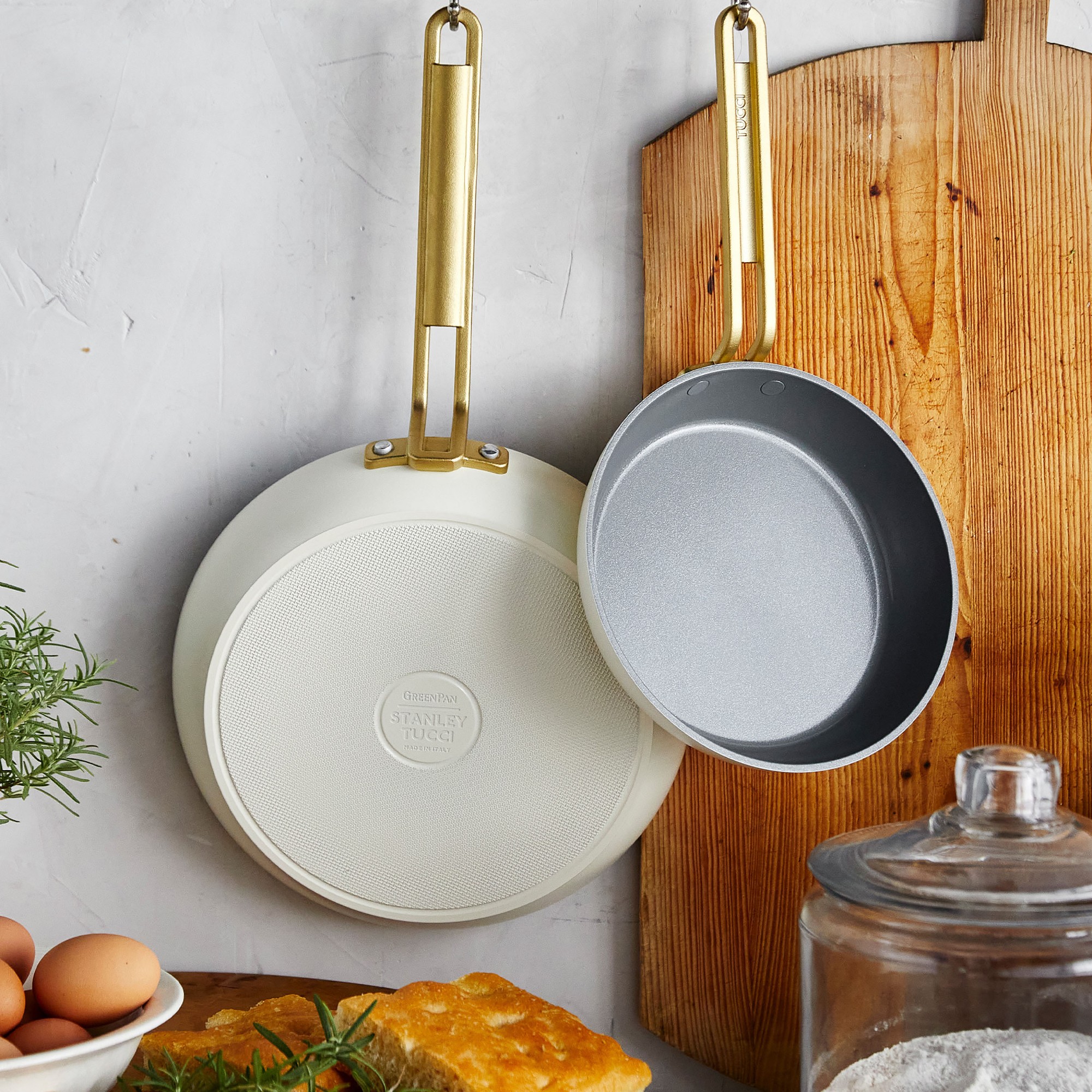 GreenPan™ Stanley Tucci™ Ceramic Nonstick Fry Pan Set, 8