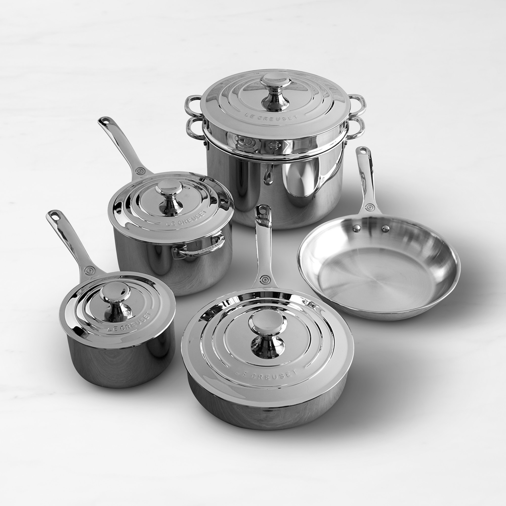 Le Creuset Signature Stainless-Steel Multipot, 9-Qt.