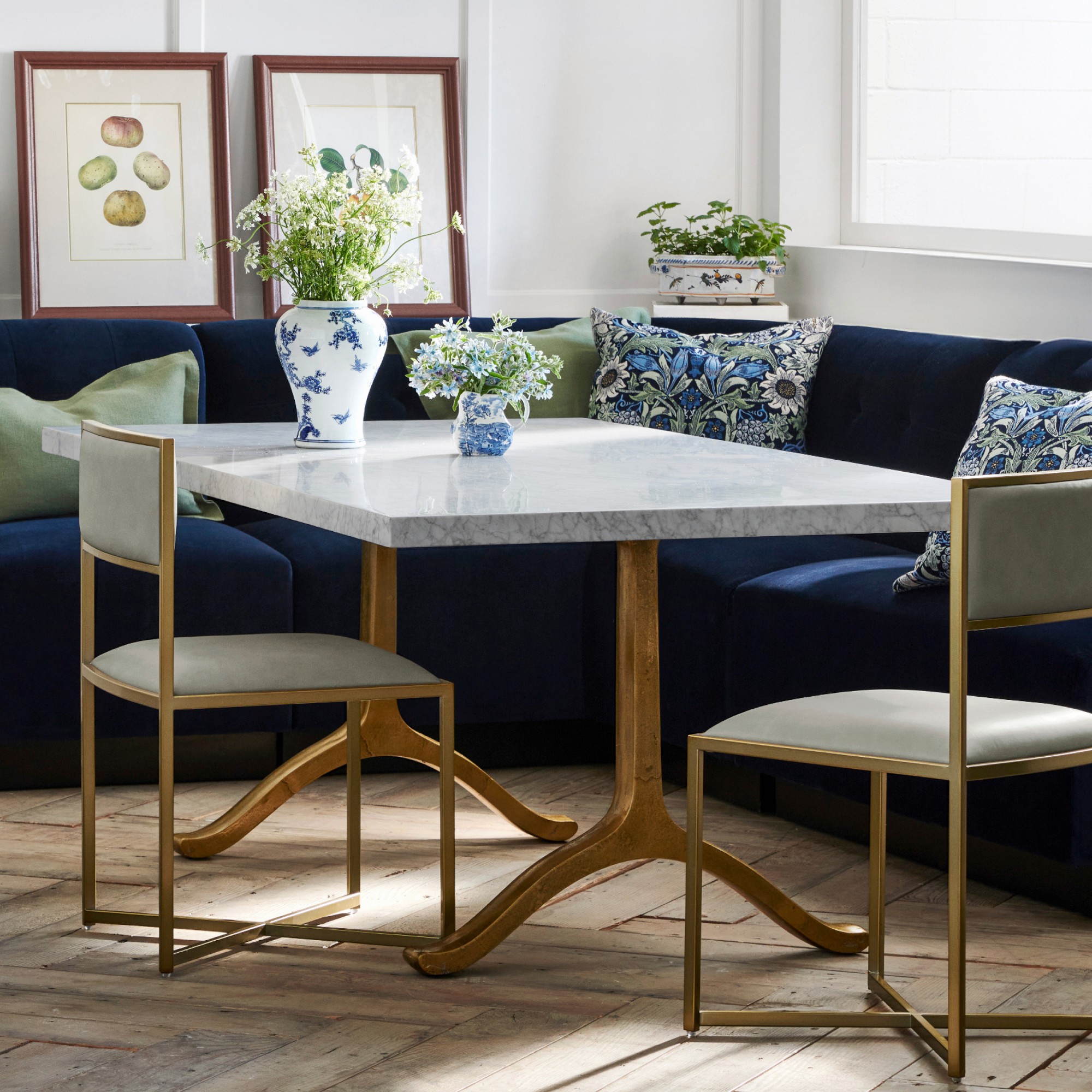 Wishbone Rectangular Dining Table (80