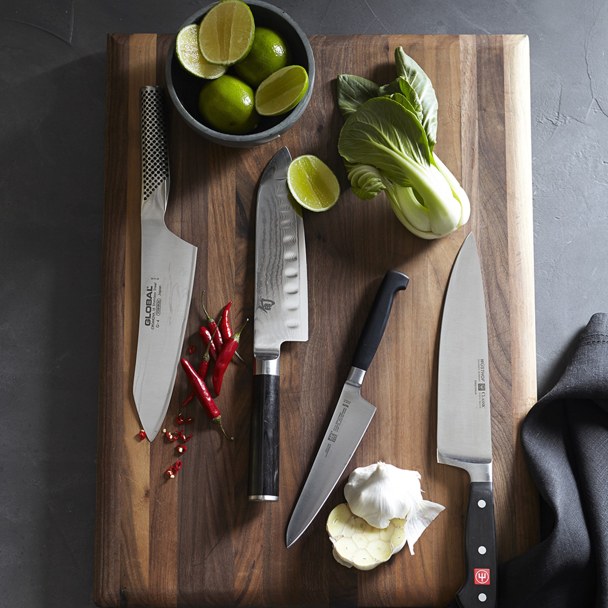 Global Classic Asian Chef's Knife, 7