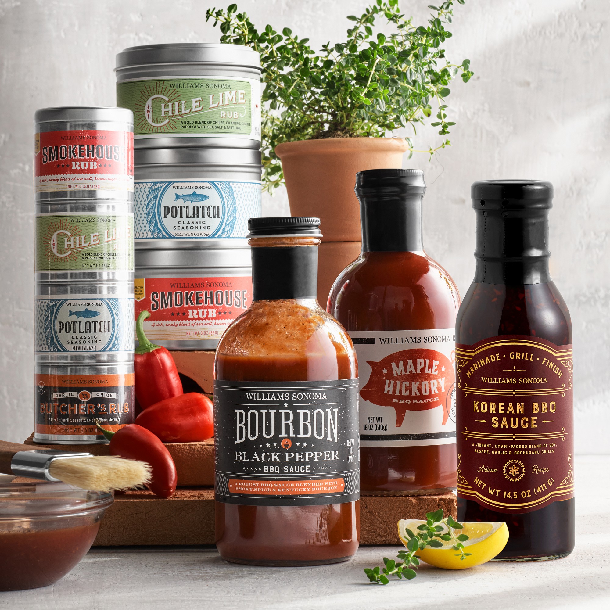 Williams Sonoma BBQ Sauce, Maple Hickory