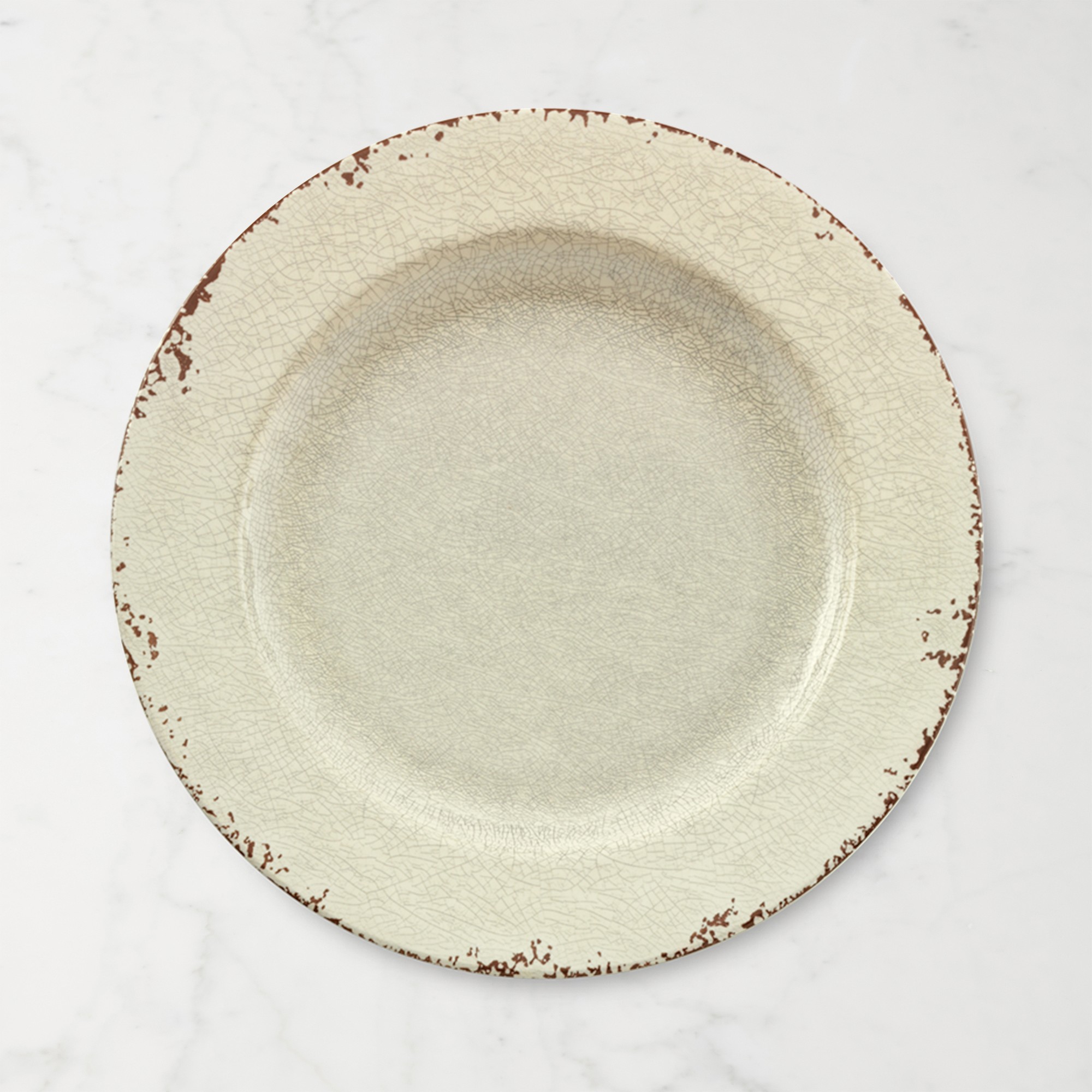 Rustic® Outdoor Melamine Dinner Plates, Set of 4