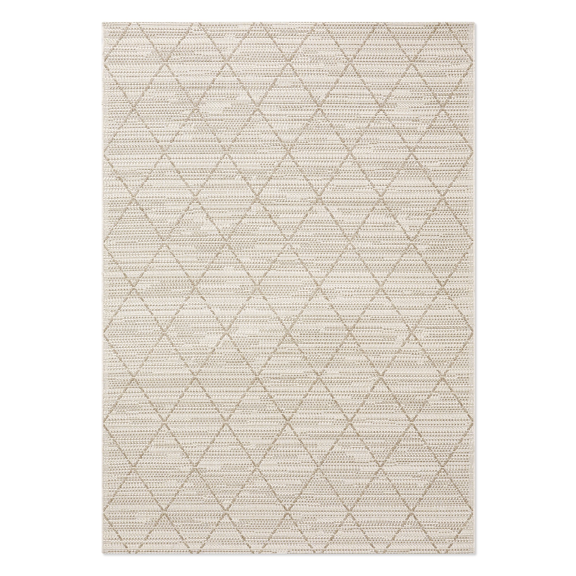 Faux Natural Grace Diamond Indoor/Outdoor Rug
