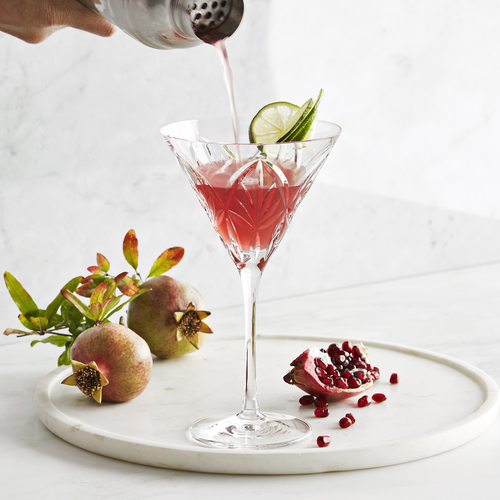 Fiore Martini Glasses, Set of 4