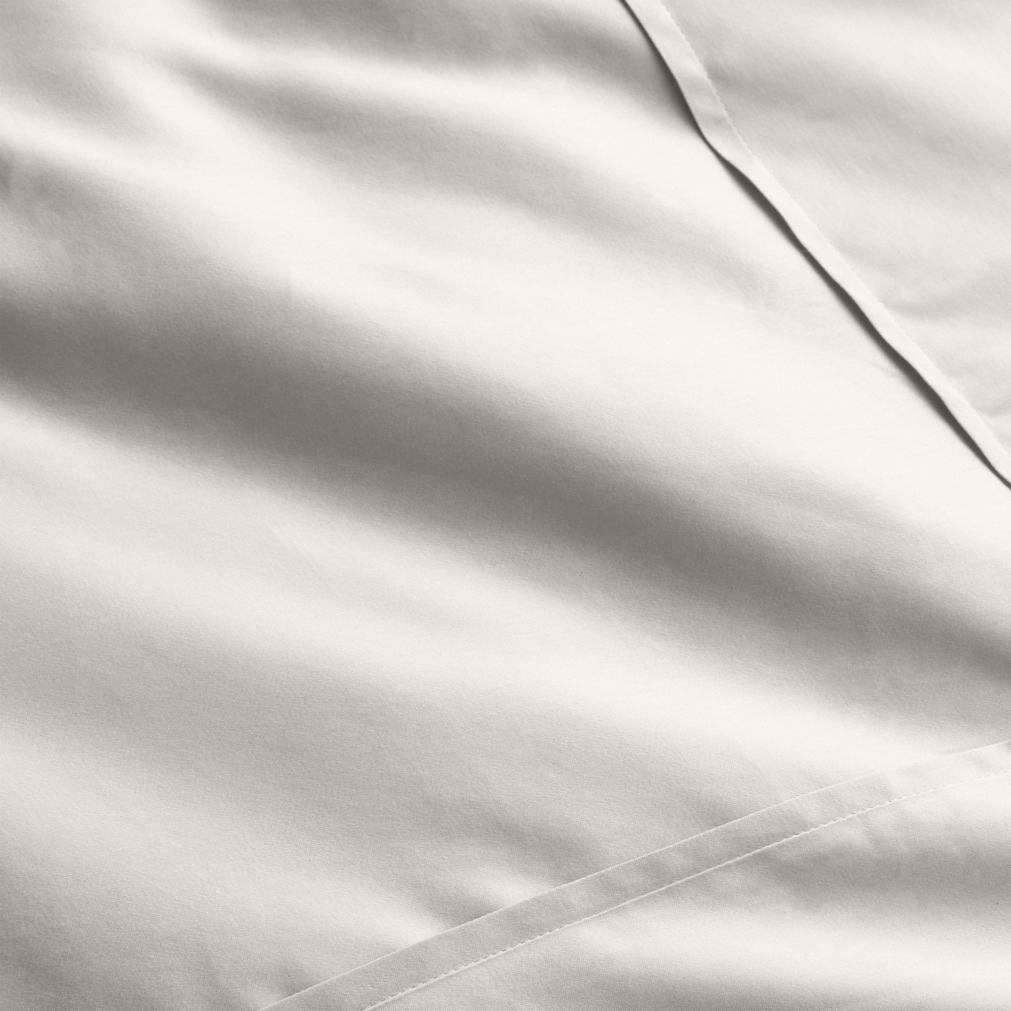 Chambers® 600TC Sateen Duvet Cover & Shams, Light Grey