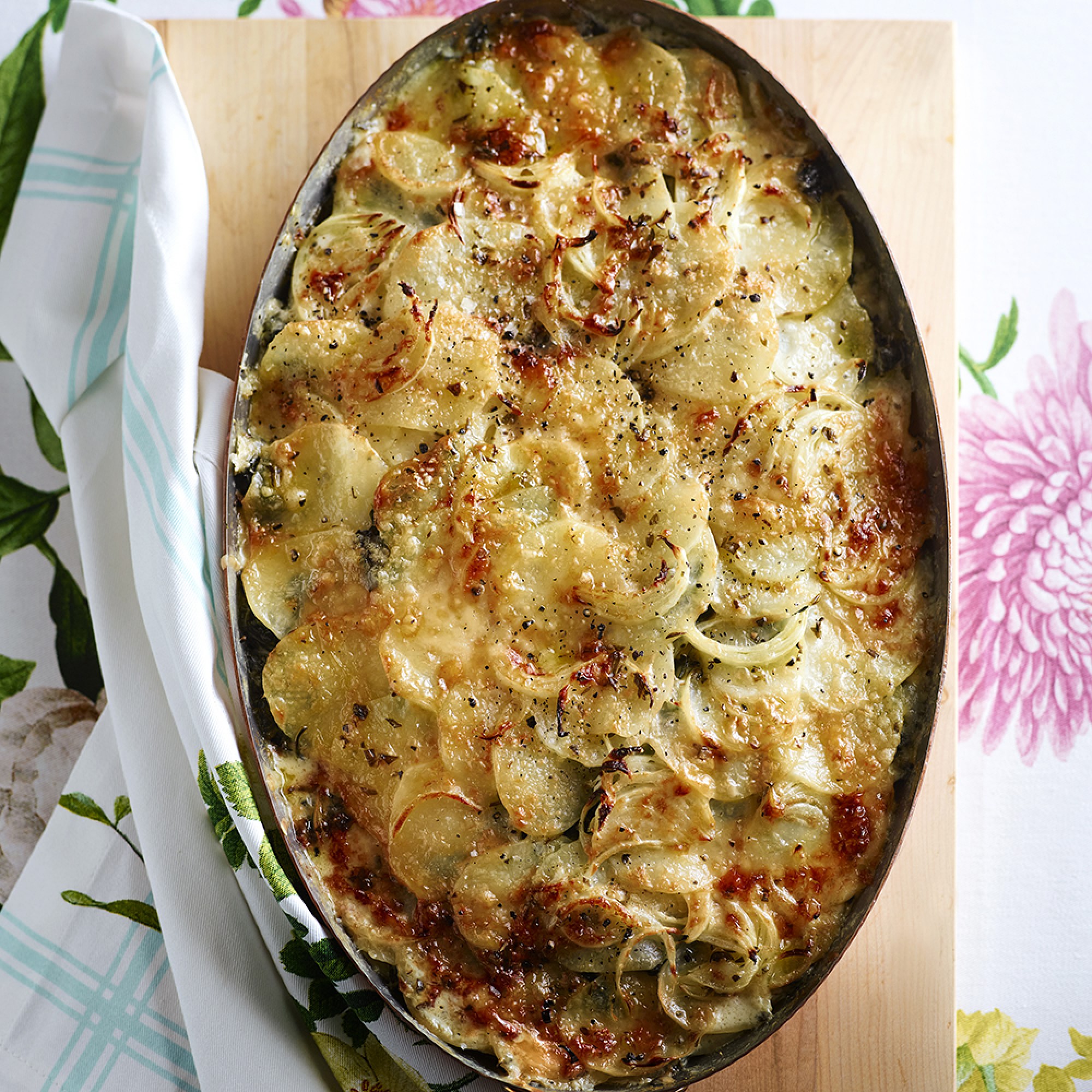 Mauviel Copper Gratin