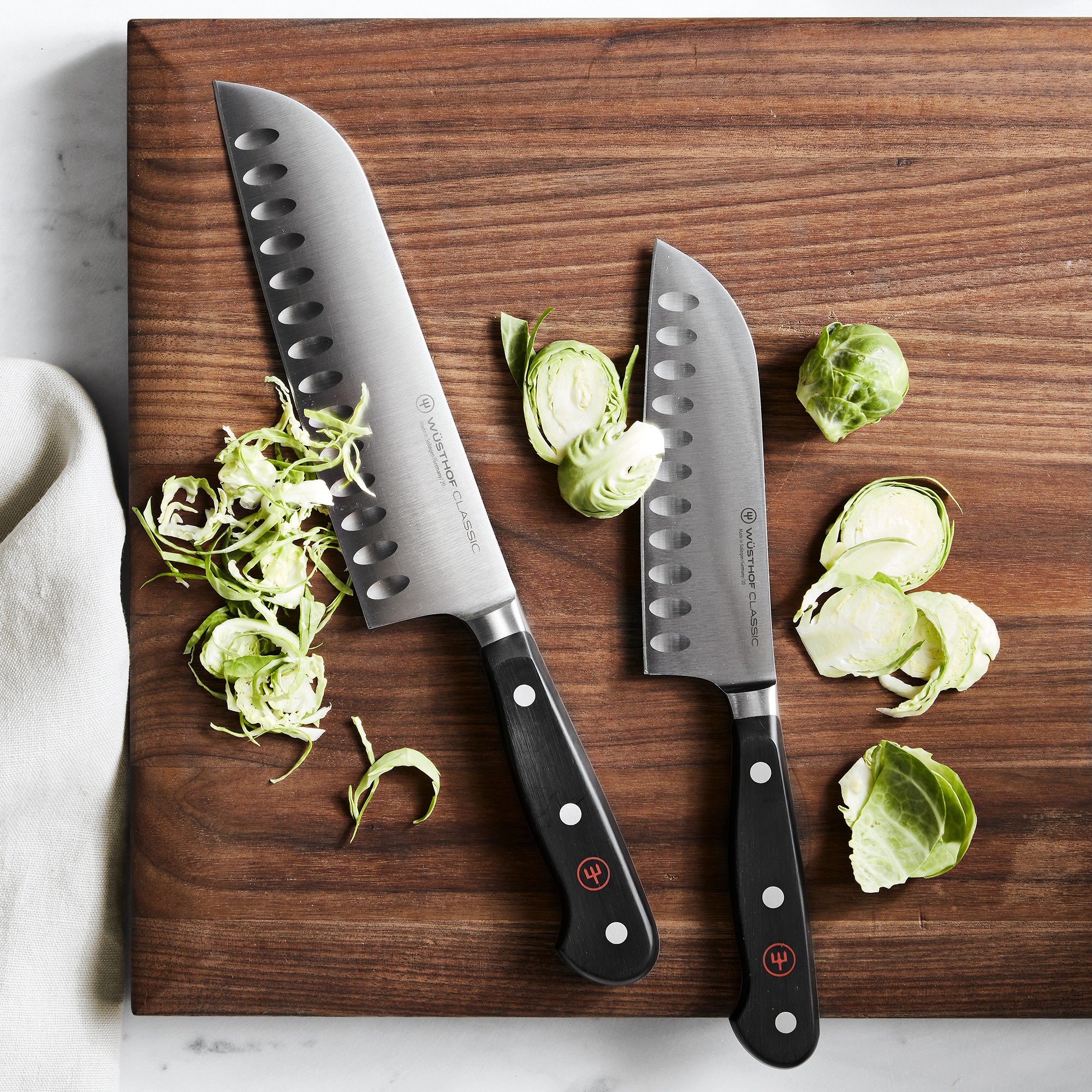 Wüsthof Classic 2-Piece Santoku Knife Set