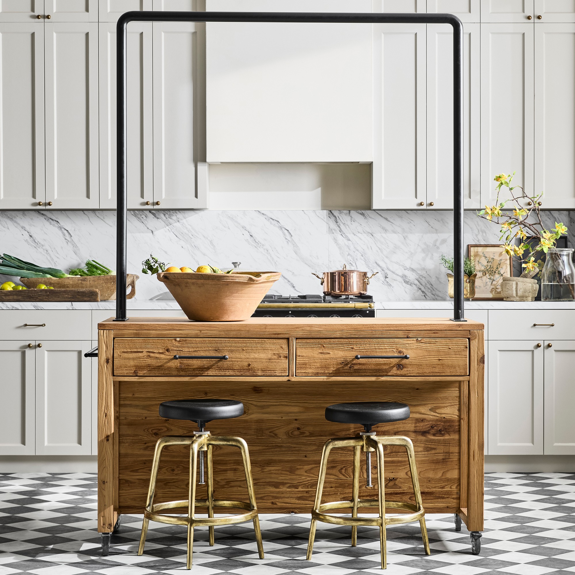 Wester Vintage Kitchen Cart (60