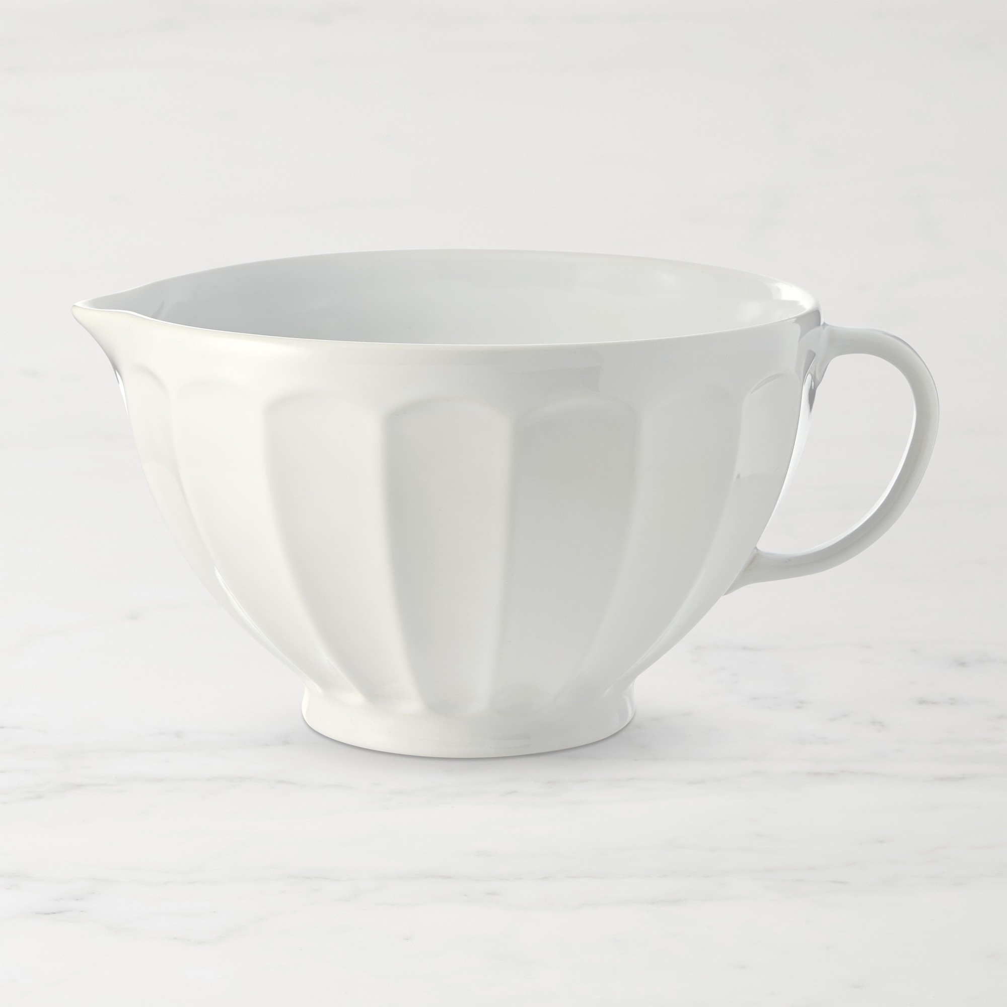 Ridged Ceramic Batter Bowl