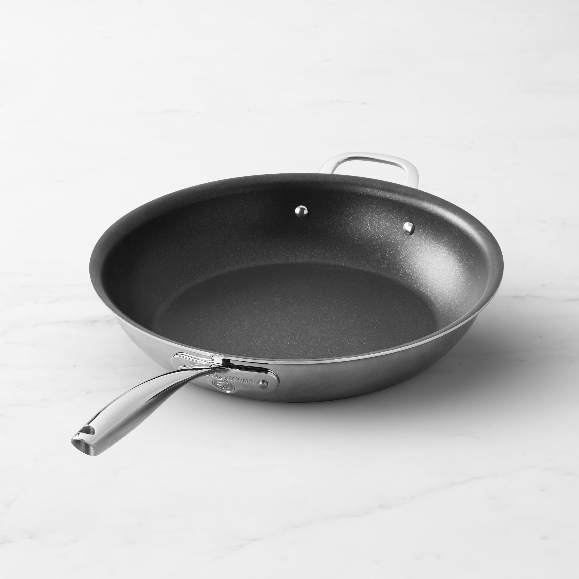 Williams Sonoma Signature Thermo-Clad™ Stainless-Steel Nonstick Fry Pan