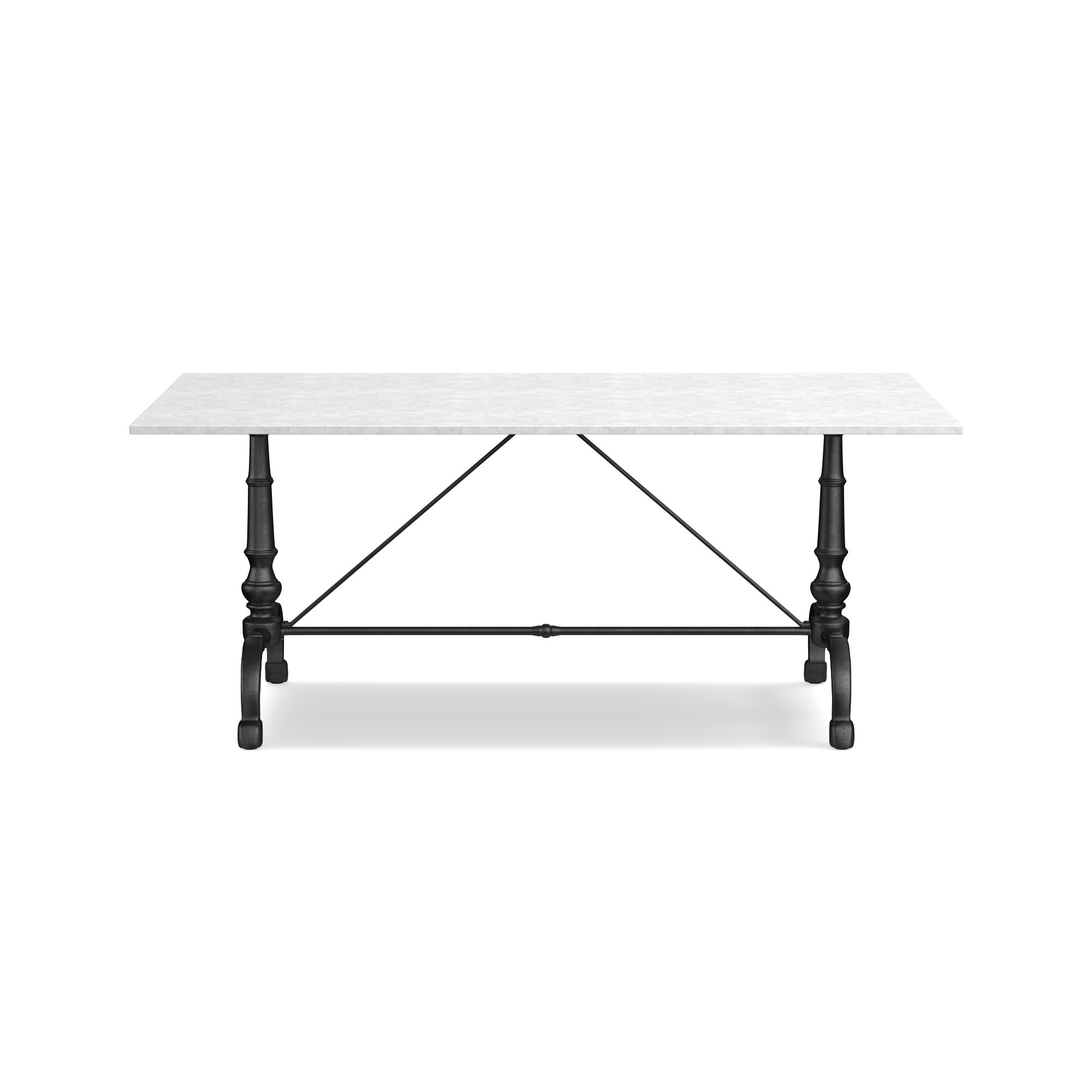 La Coupole Rectangular Iron Bistro Table (72