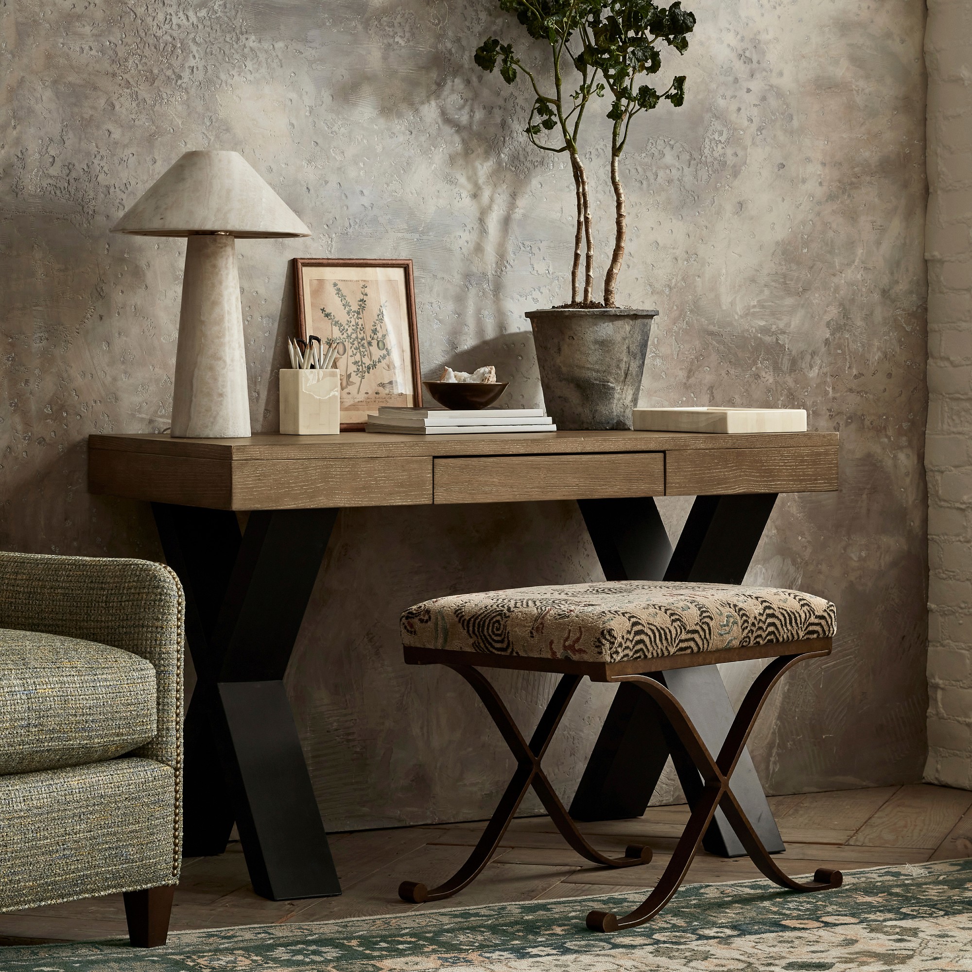 Navarro Small Desk, Monterey (48