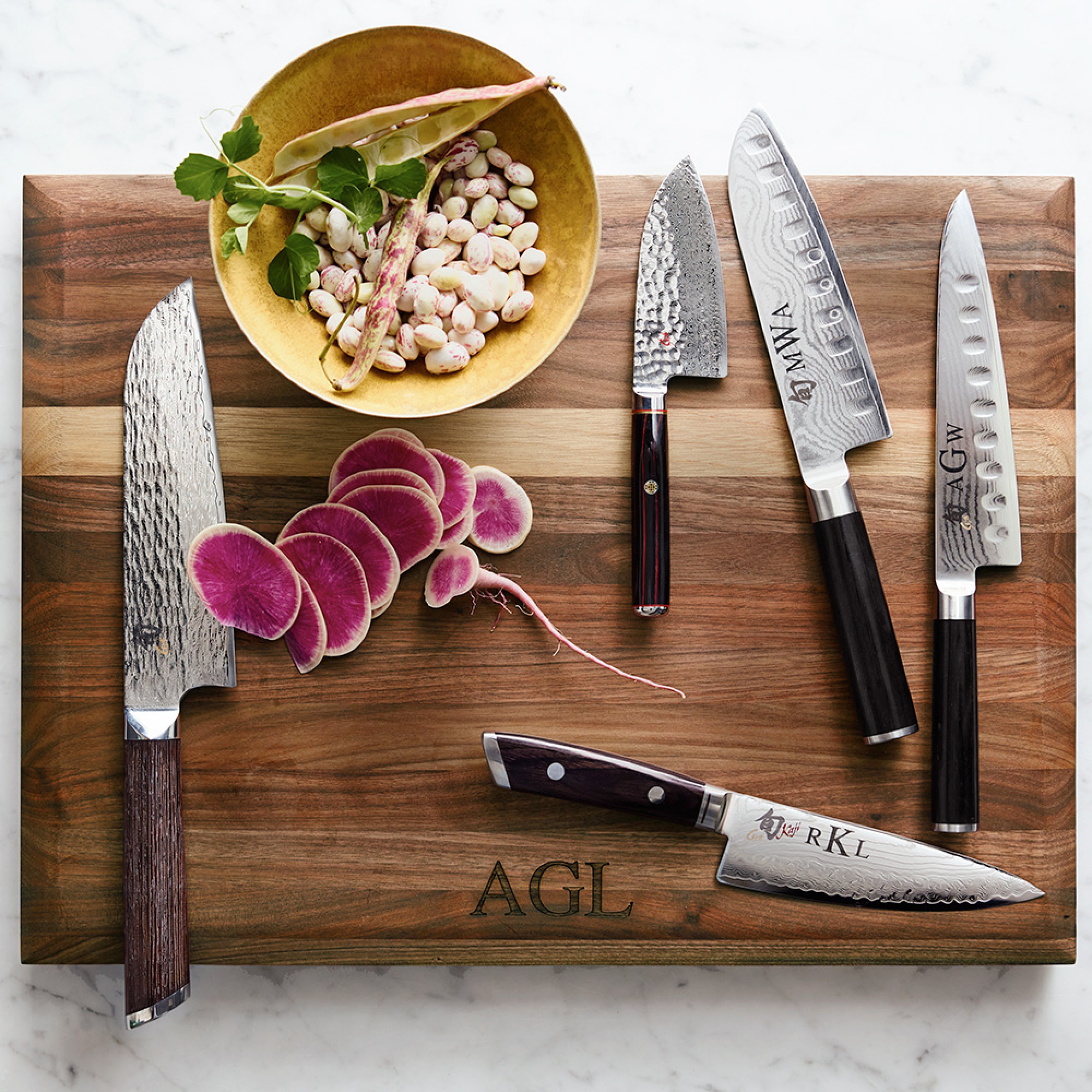Shun Classic Hollow-Ground Asian Chef's Knife, 7