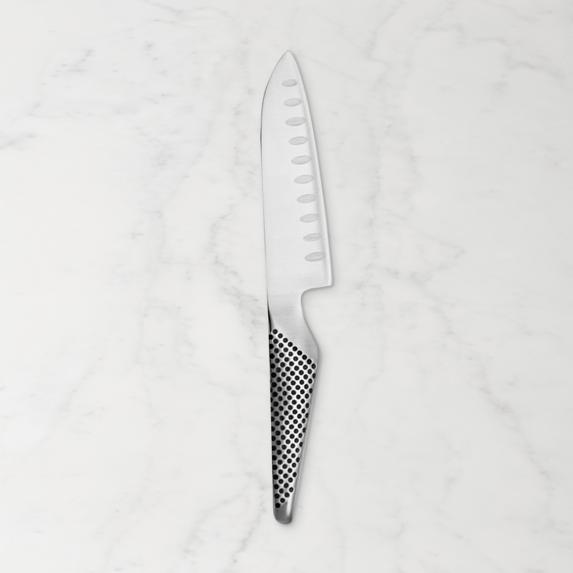 Global Classic Hollow-Ground Santoku Knife, 5