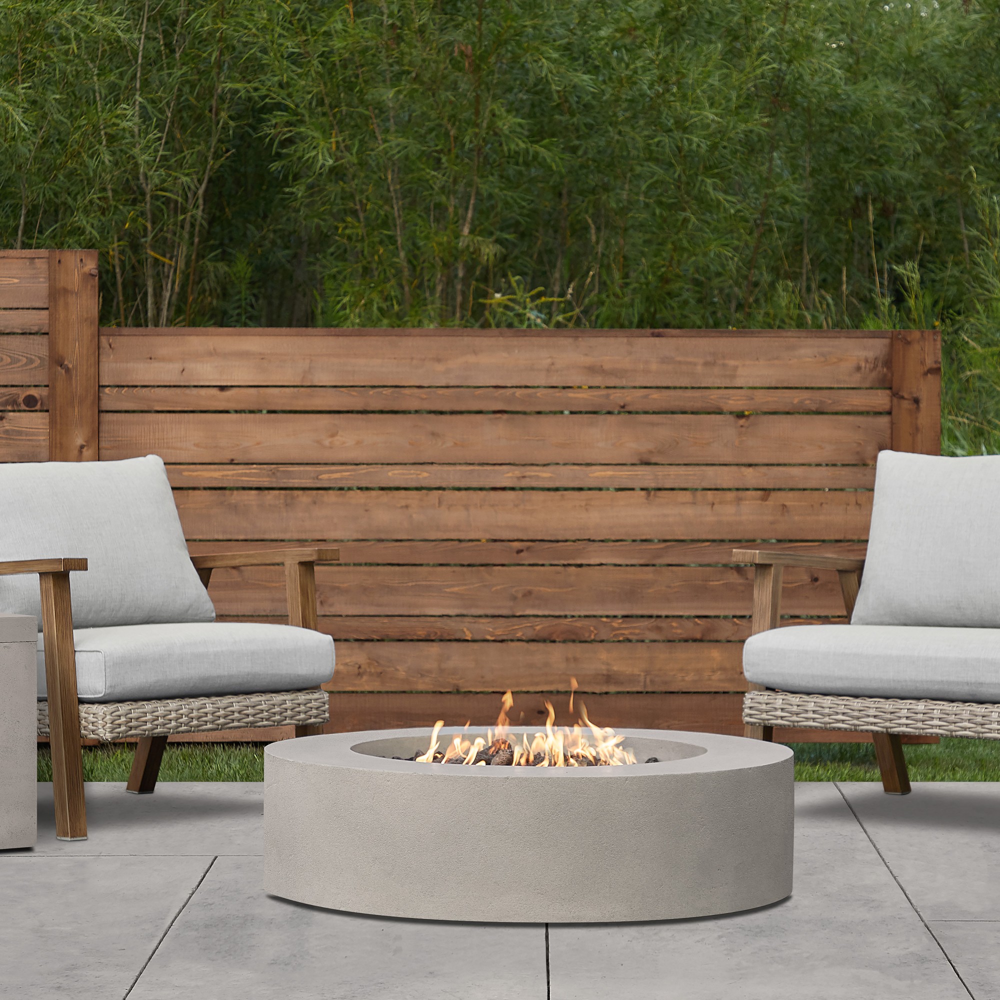 Avila Round Propane Fire Table (43