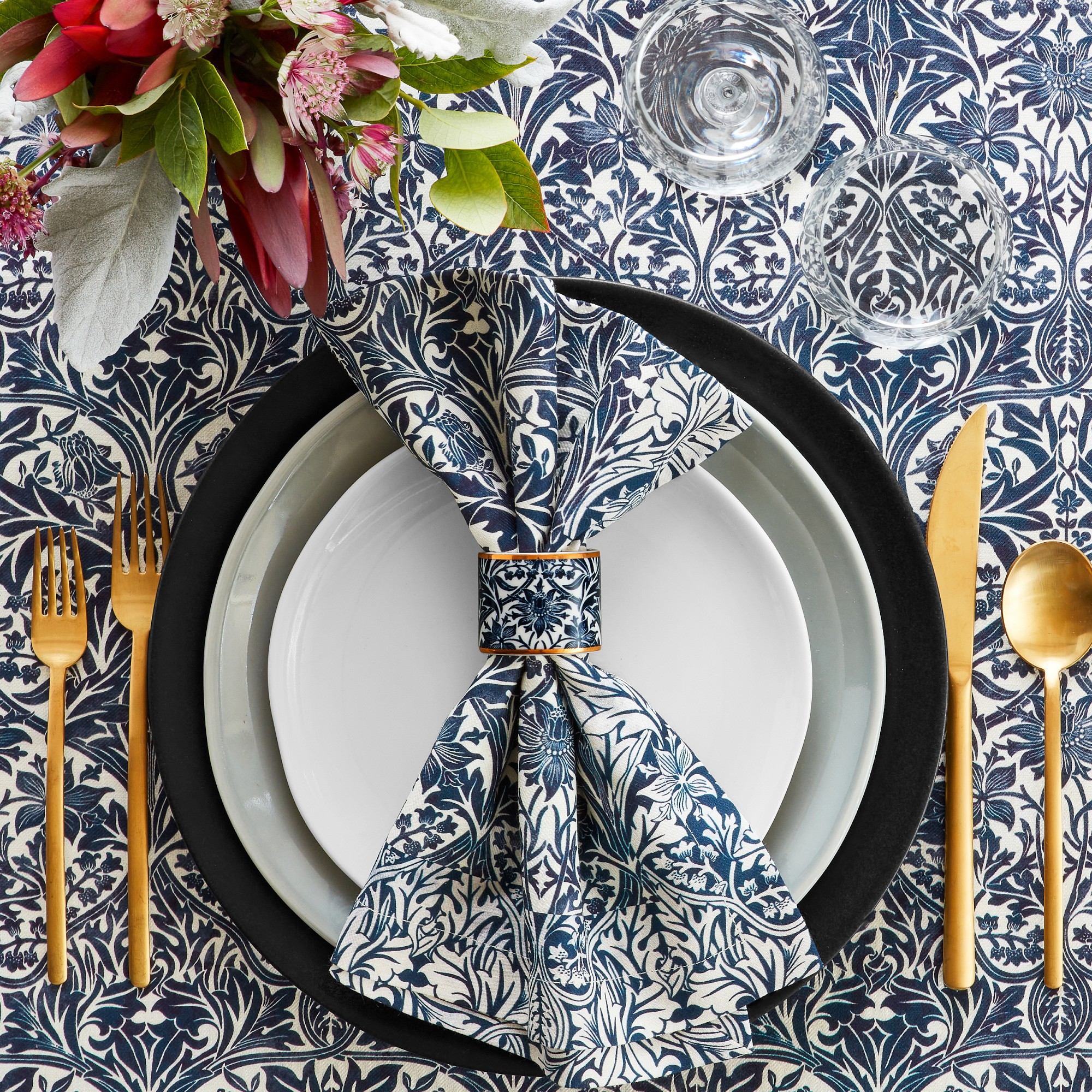 Morris & Co. x Williams Sonoma Bluebell Napkins, Set of 4