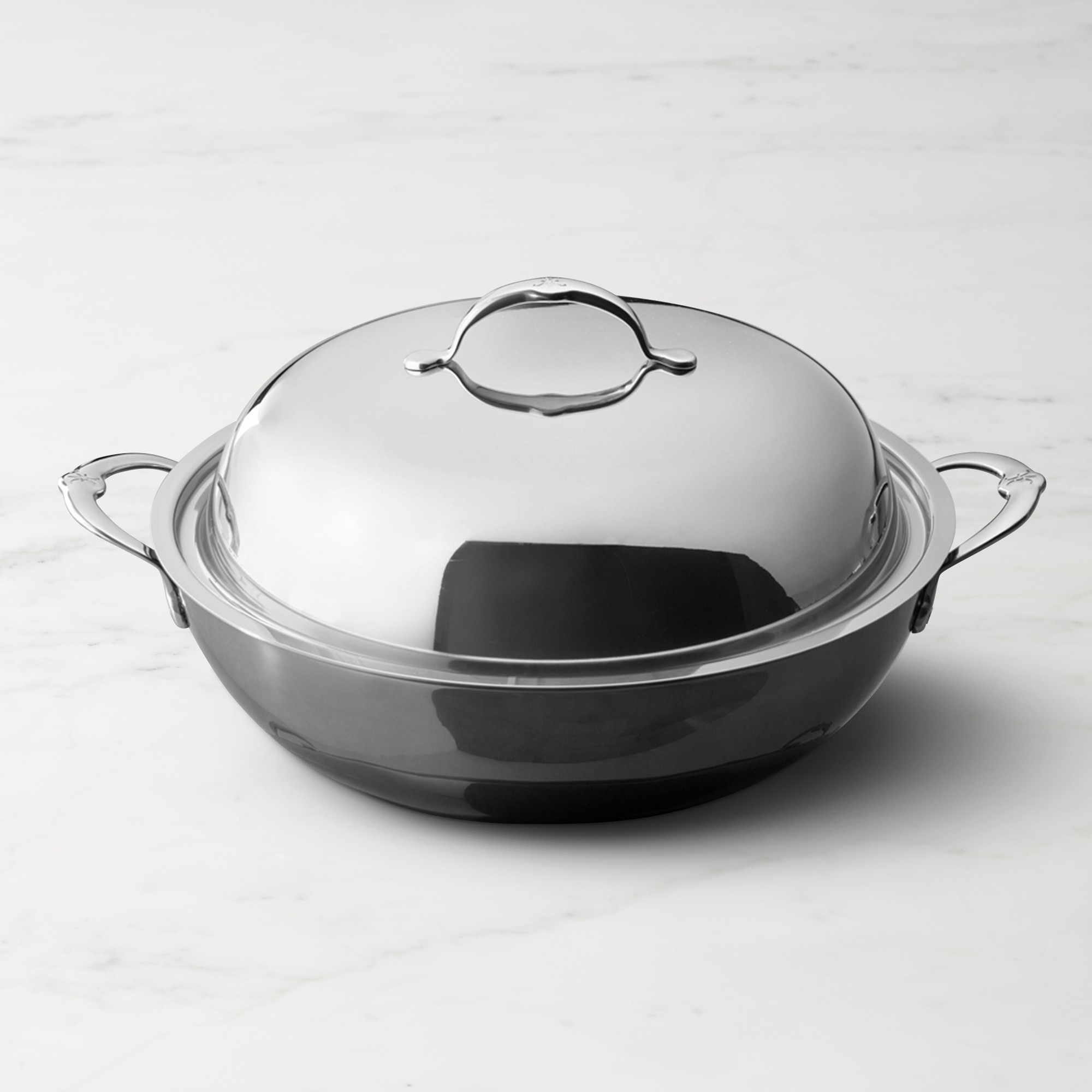 Hestan NanoBond® Titanium Stainless-Steel Wok with Lid, 14