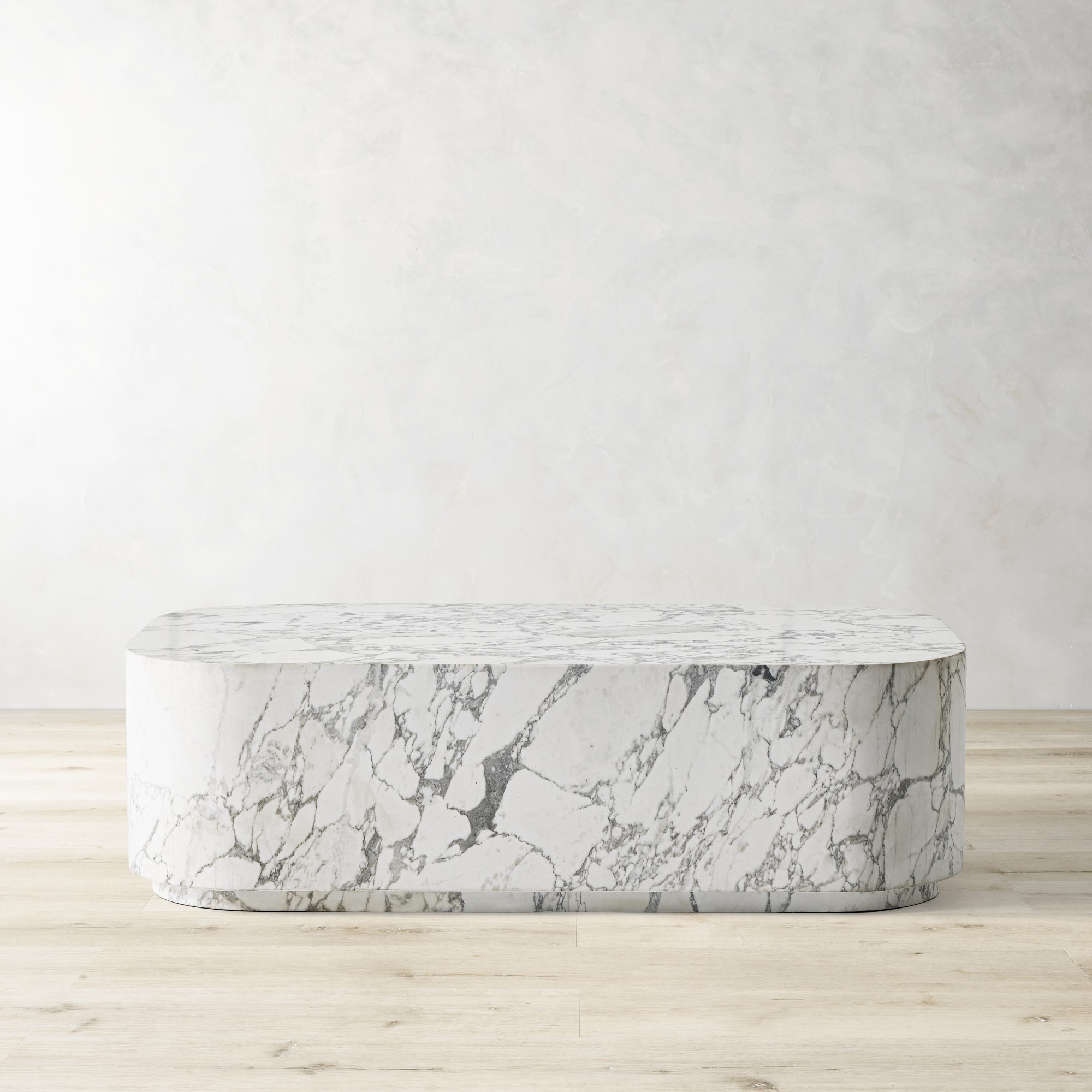 Vittoria Arbescato Curved Edge Coffee Table (48