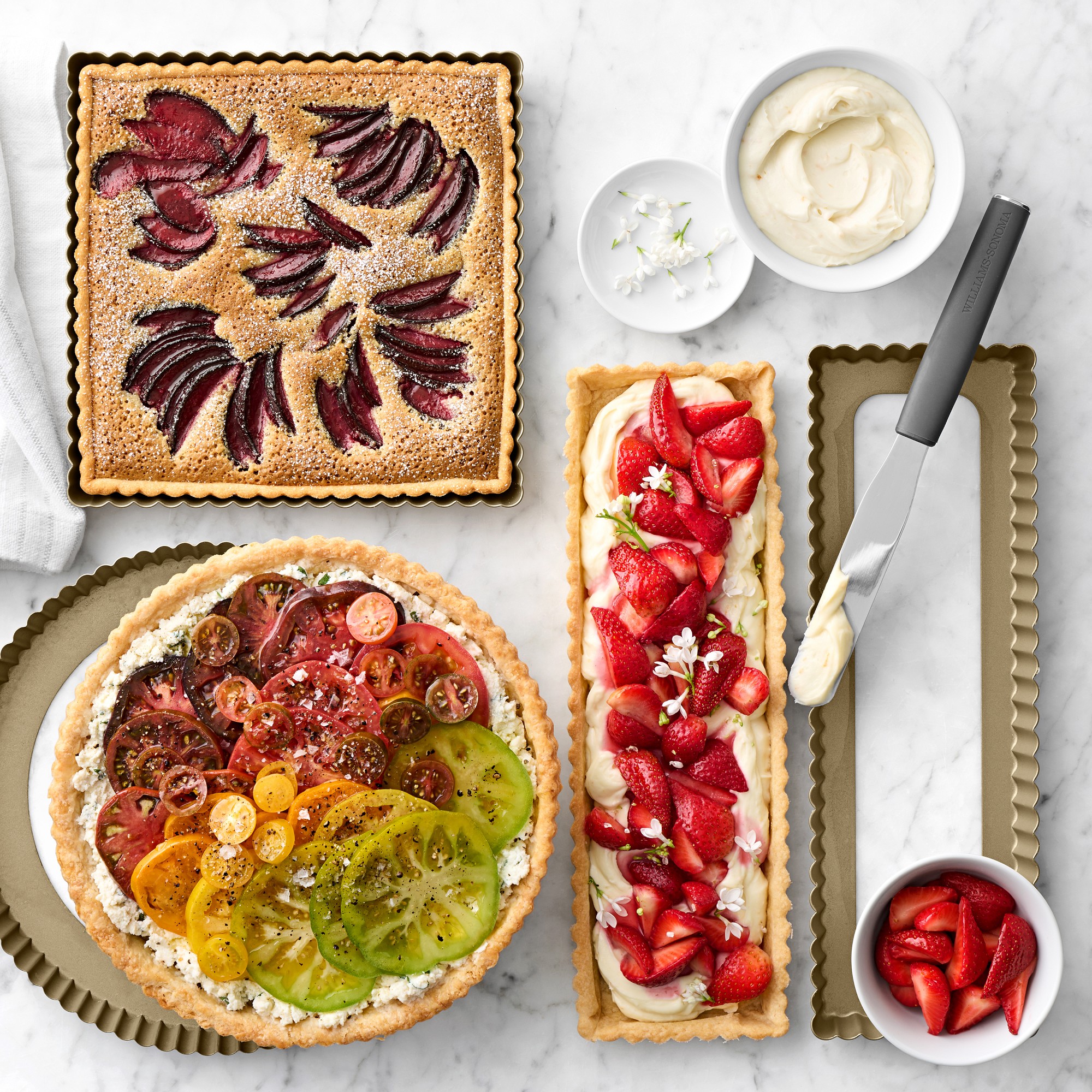 Williams Sonoma Goldtouch® Pro Nonstick Tart Pan, Set of 3