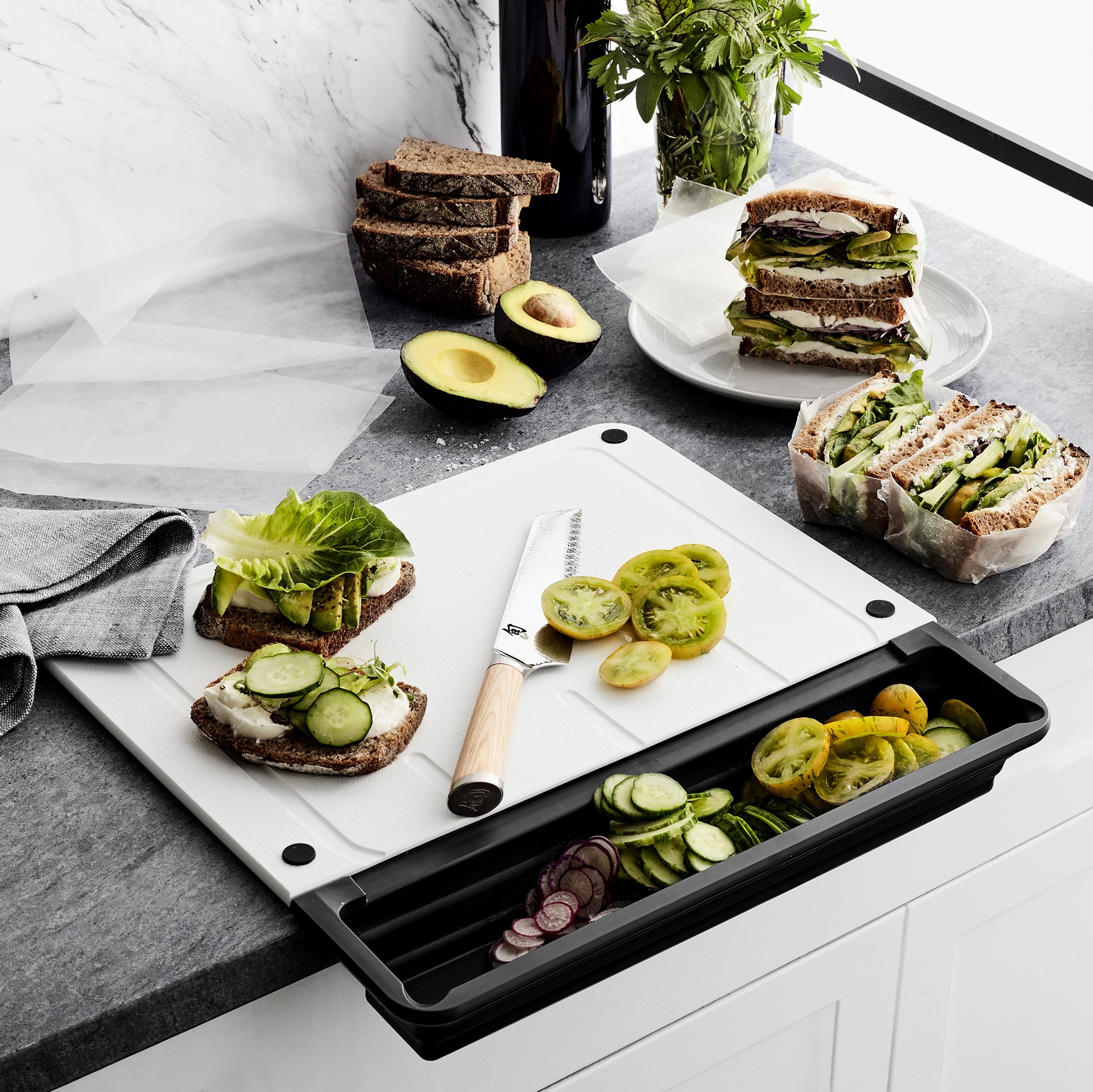 Cup Board Pro Synthetic Cutting Board