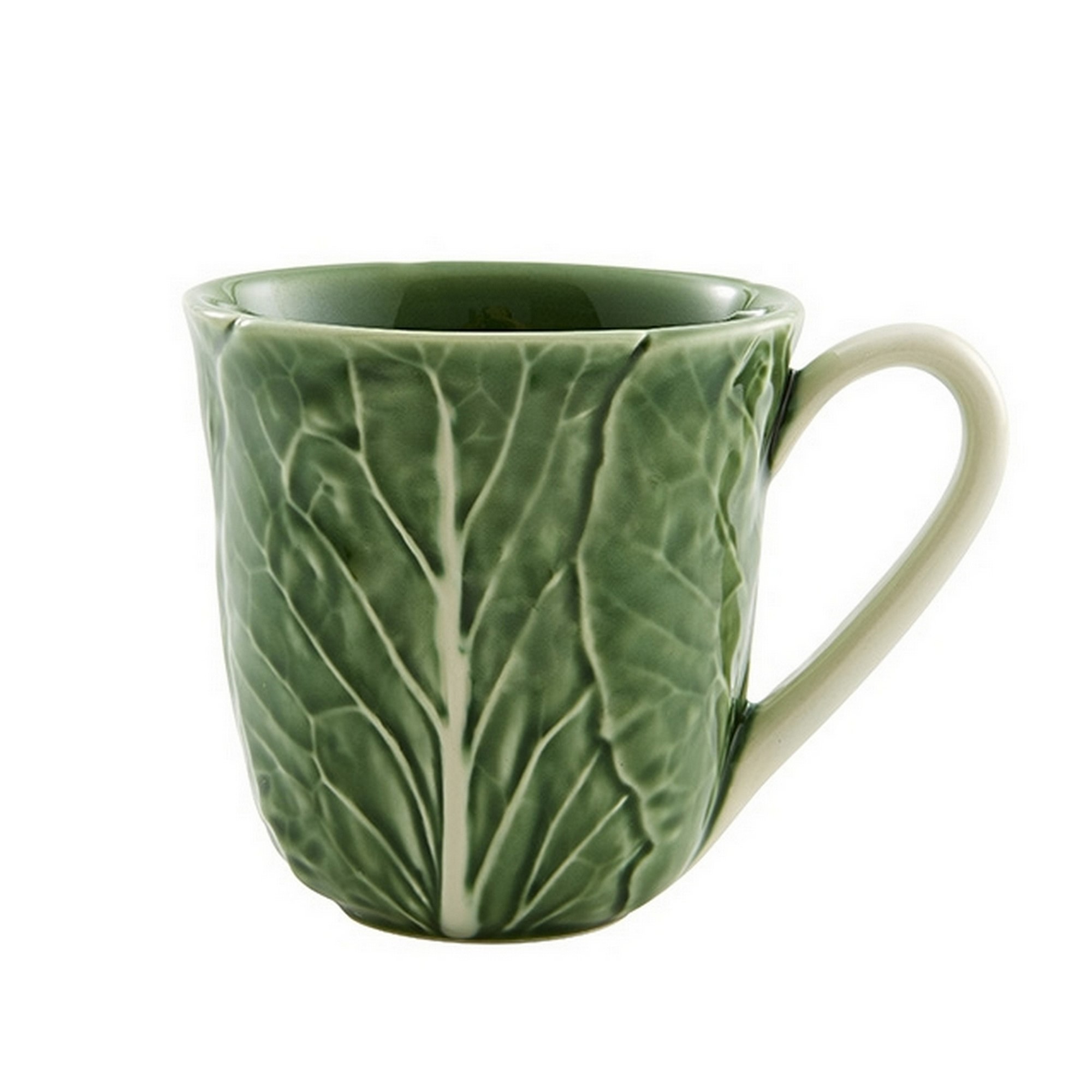 Bordallo Pinheiro Cabbage Mugs, Set of 4