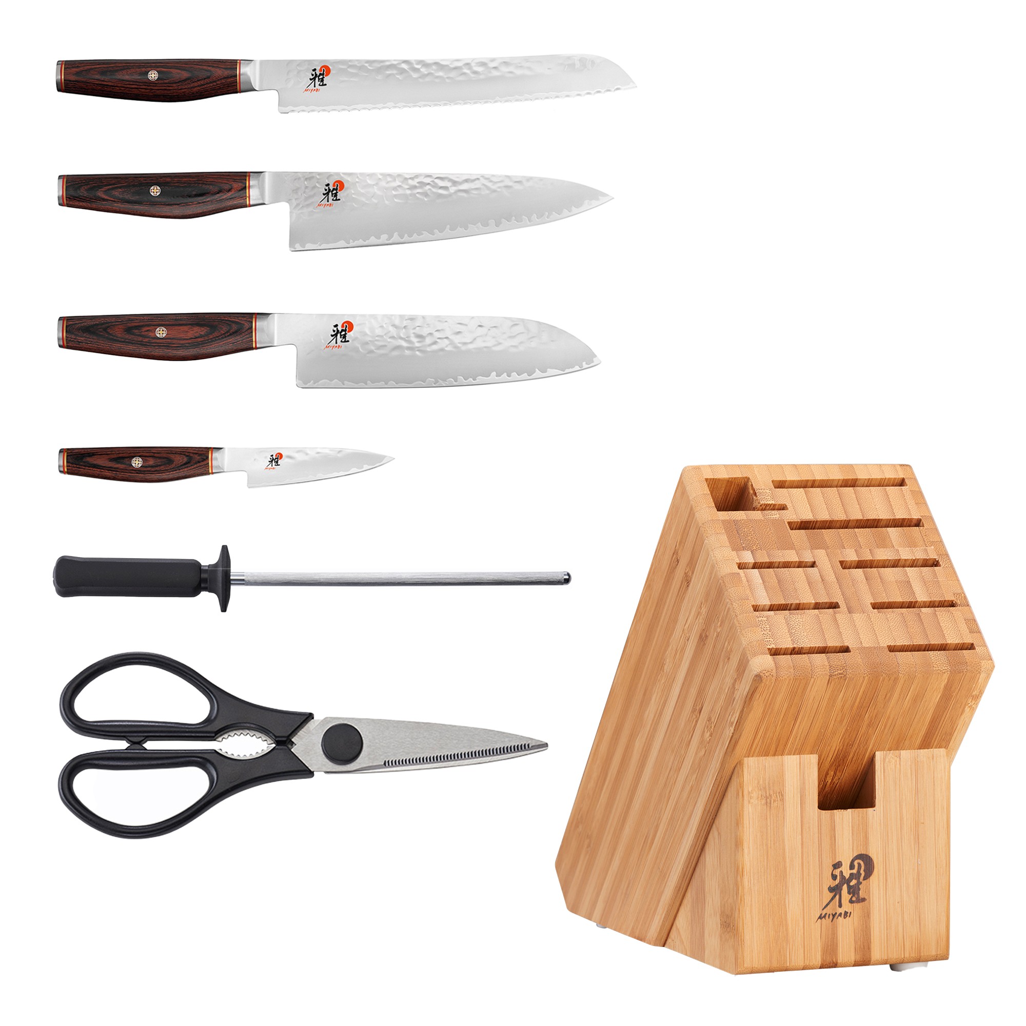 Miyabi Artisan Knife Block, Set of 7