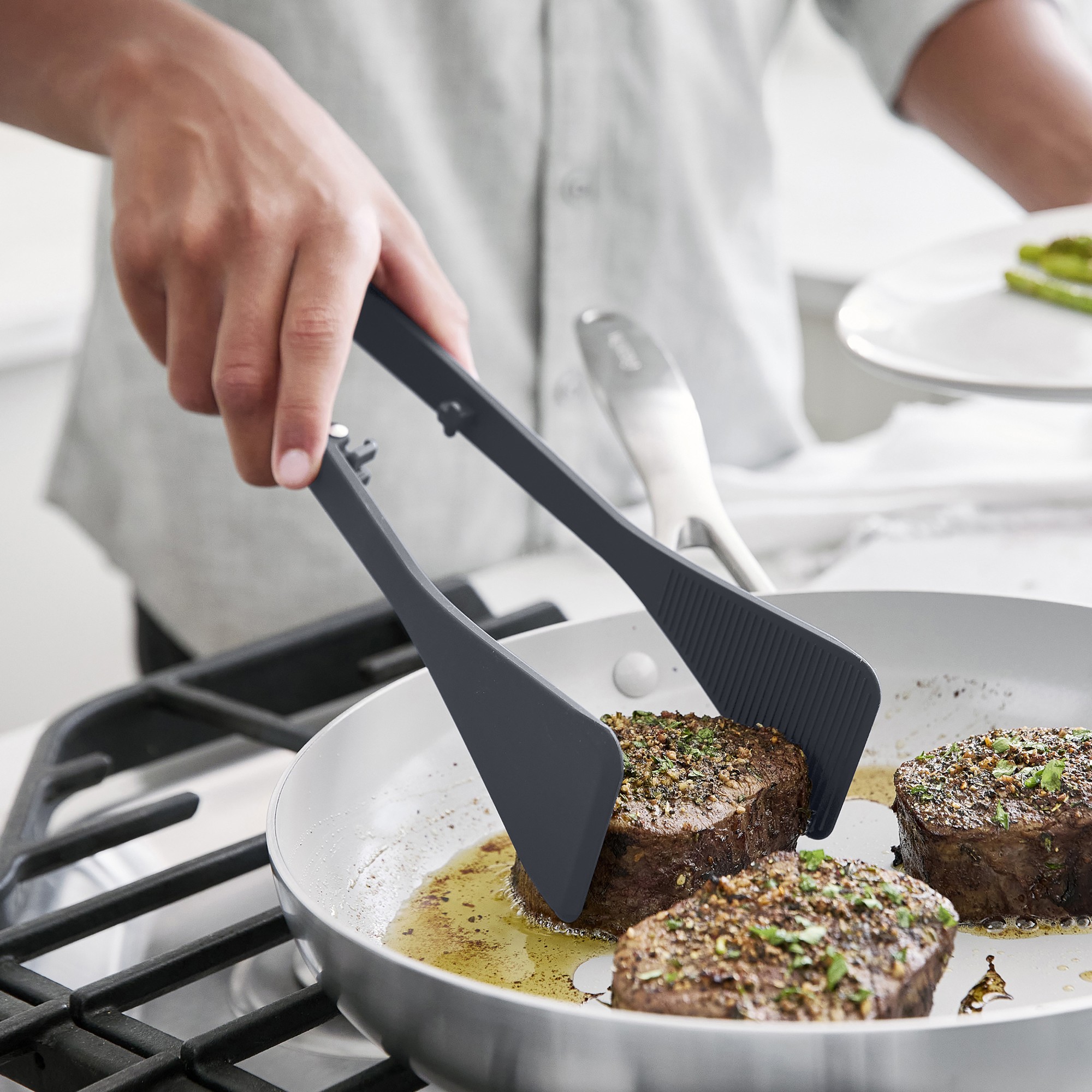 GreenPan™ Premiere Silicone Wide Tongs