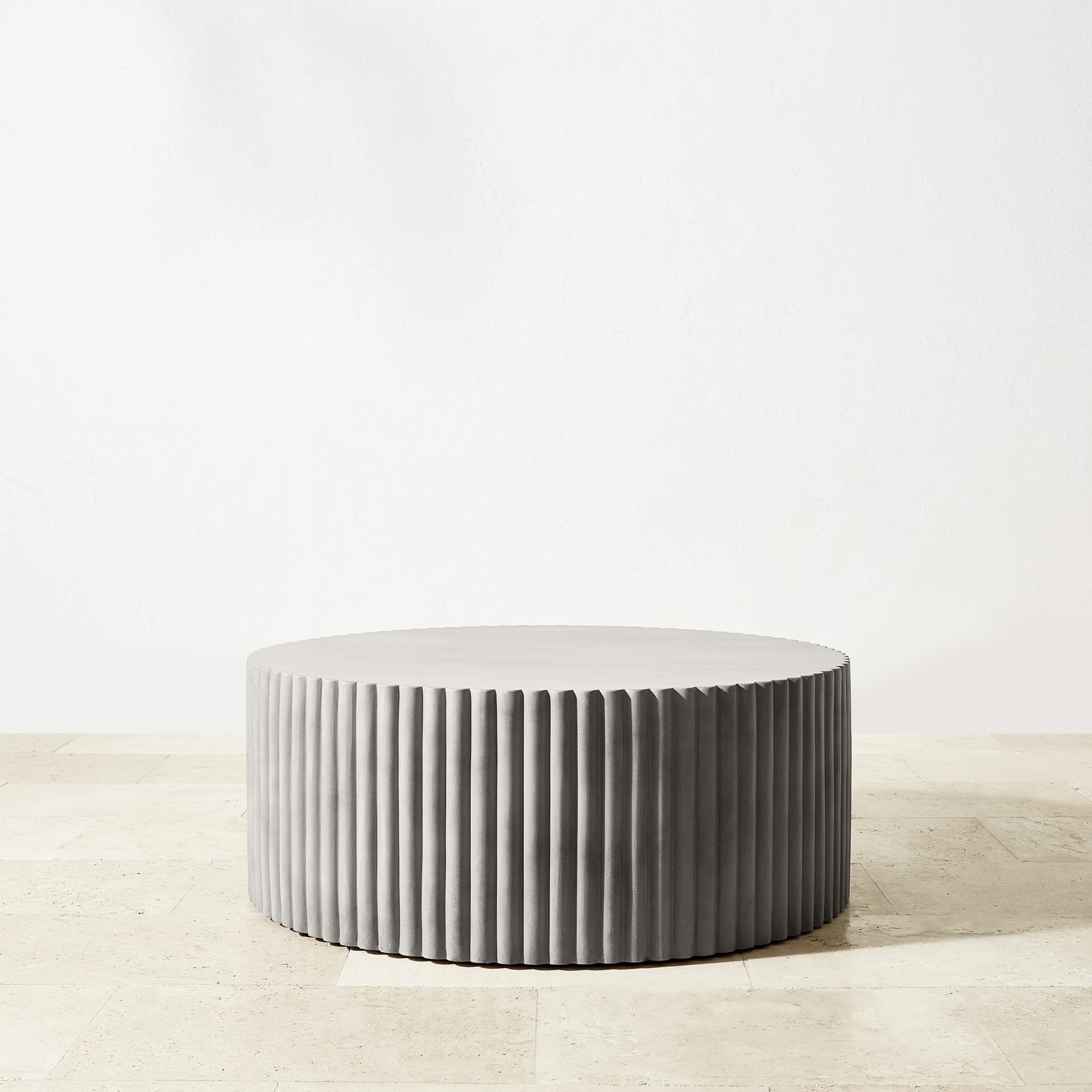Tropea Fluted Round Coffee Table (42