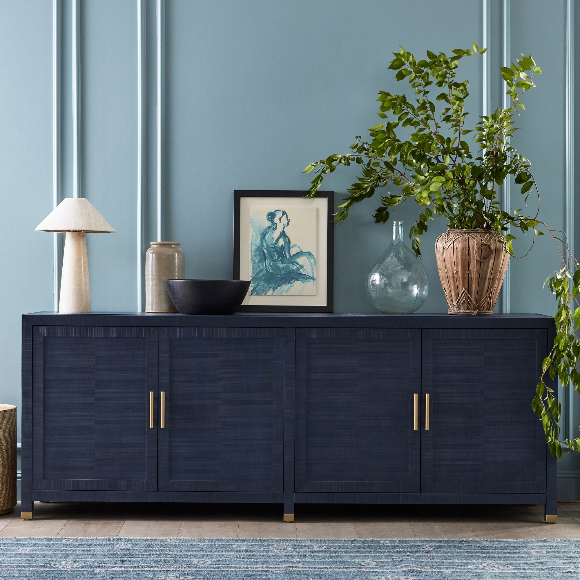 Majorca 4 Door Credenza (89